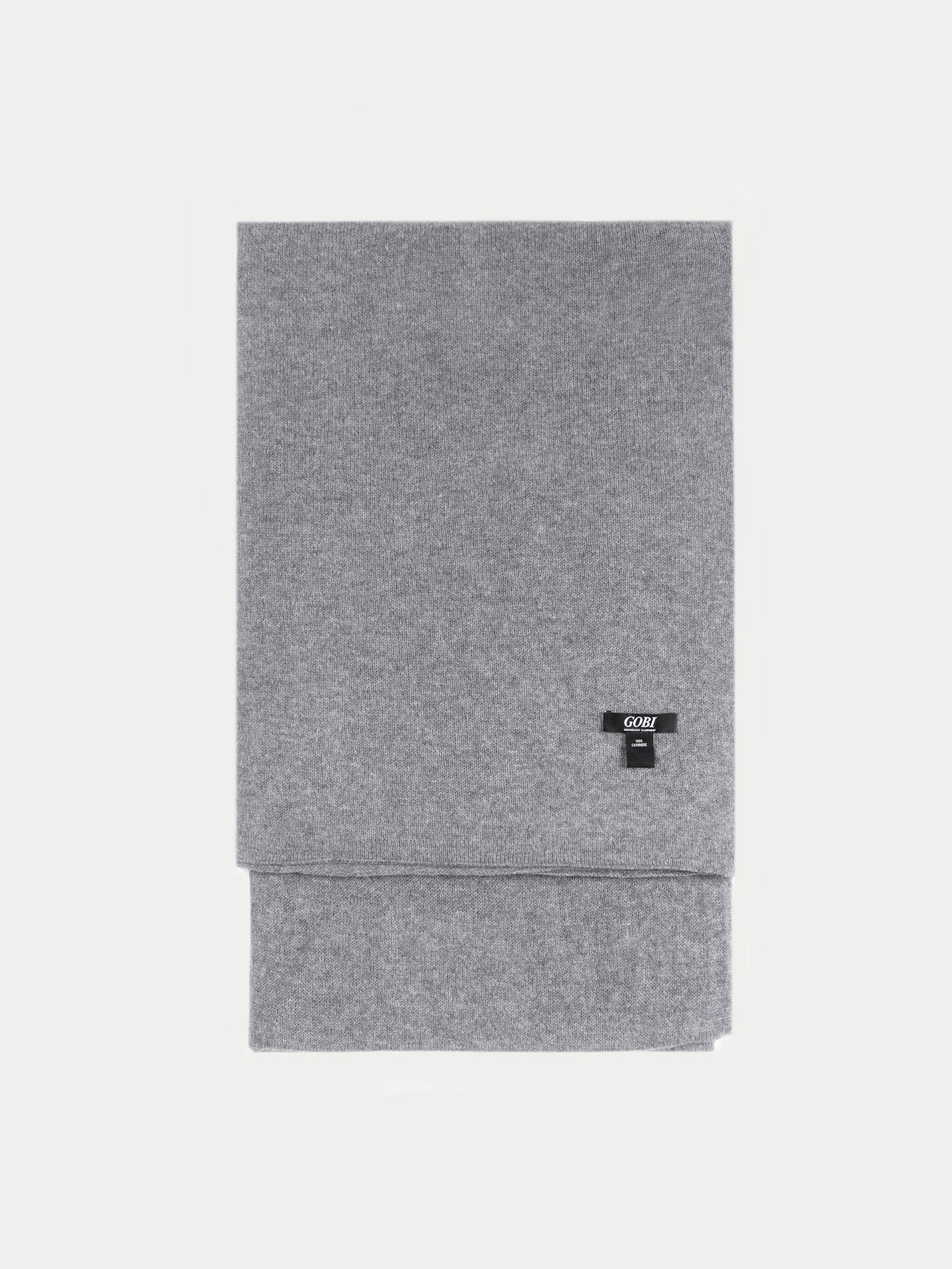 Unisex Lightweight Cashmere Shawl Gray Gobi Cashmere Gobi Cashmere