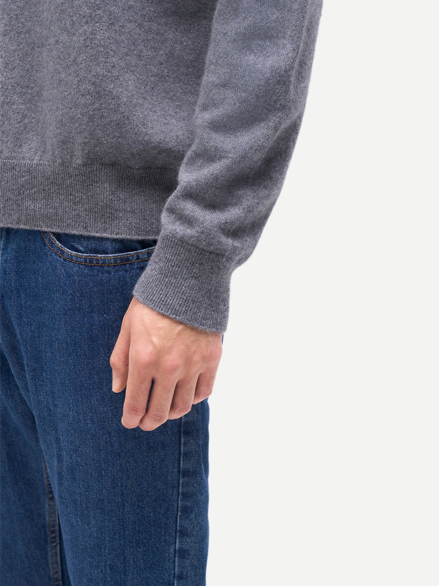 Timeless Mock Neck Cashmere Sweater