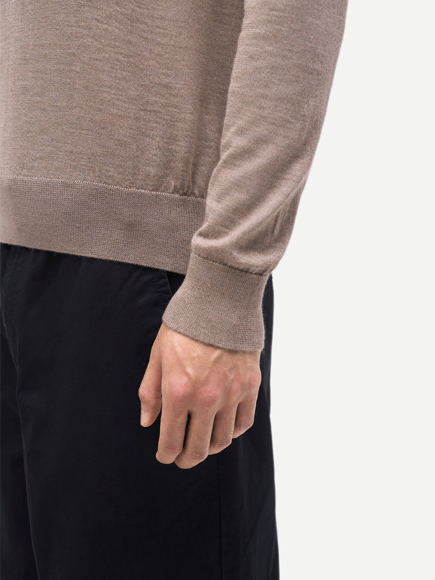 Men Classic Polo Shirt with Long Sleeve