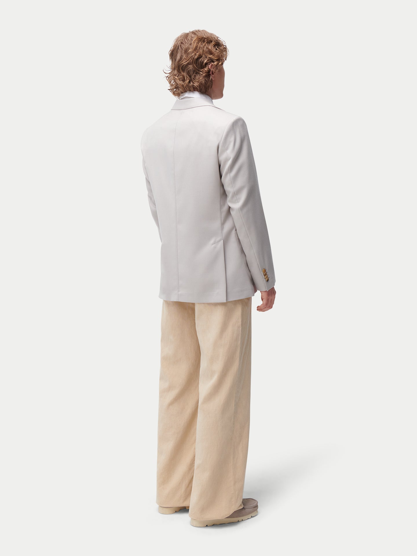 Men's single-breasted cashmere blazer