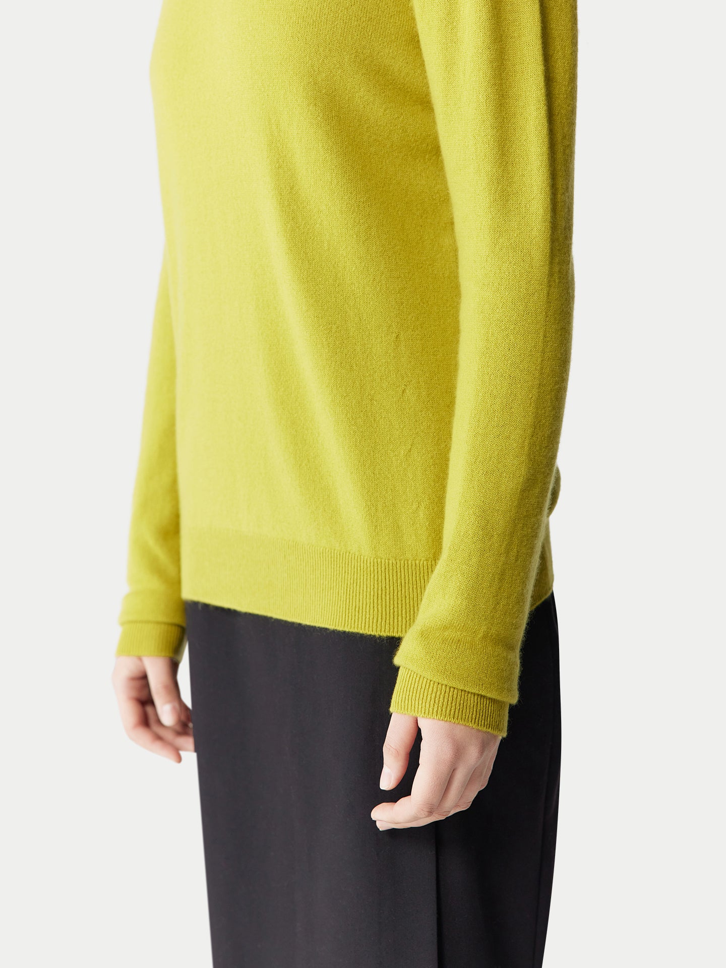 Women's Cashmere Essential Crew Neck Sweater Biscay Bay - Gobi Cashmere