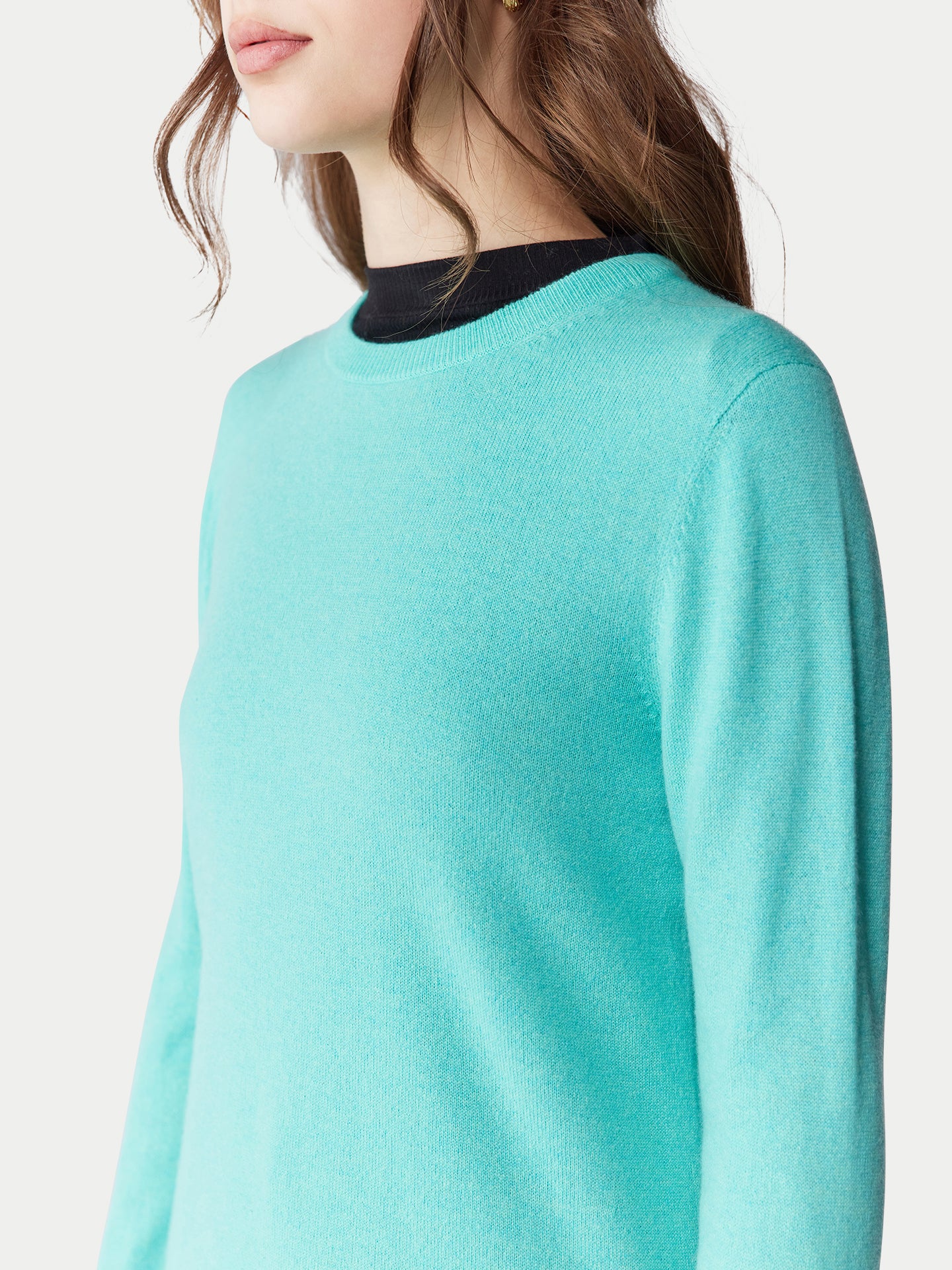 Essential Cashmere Crewneck Sweater Holiday - Gobi Cashmere