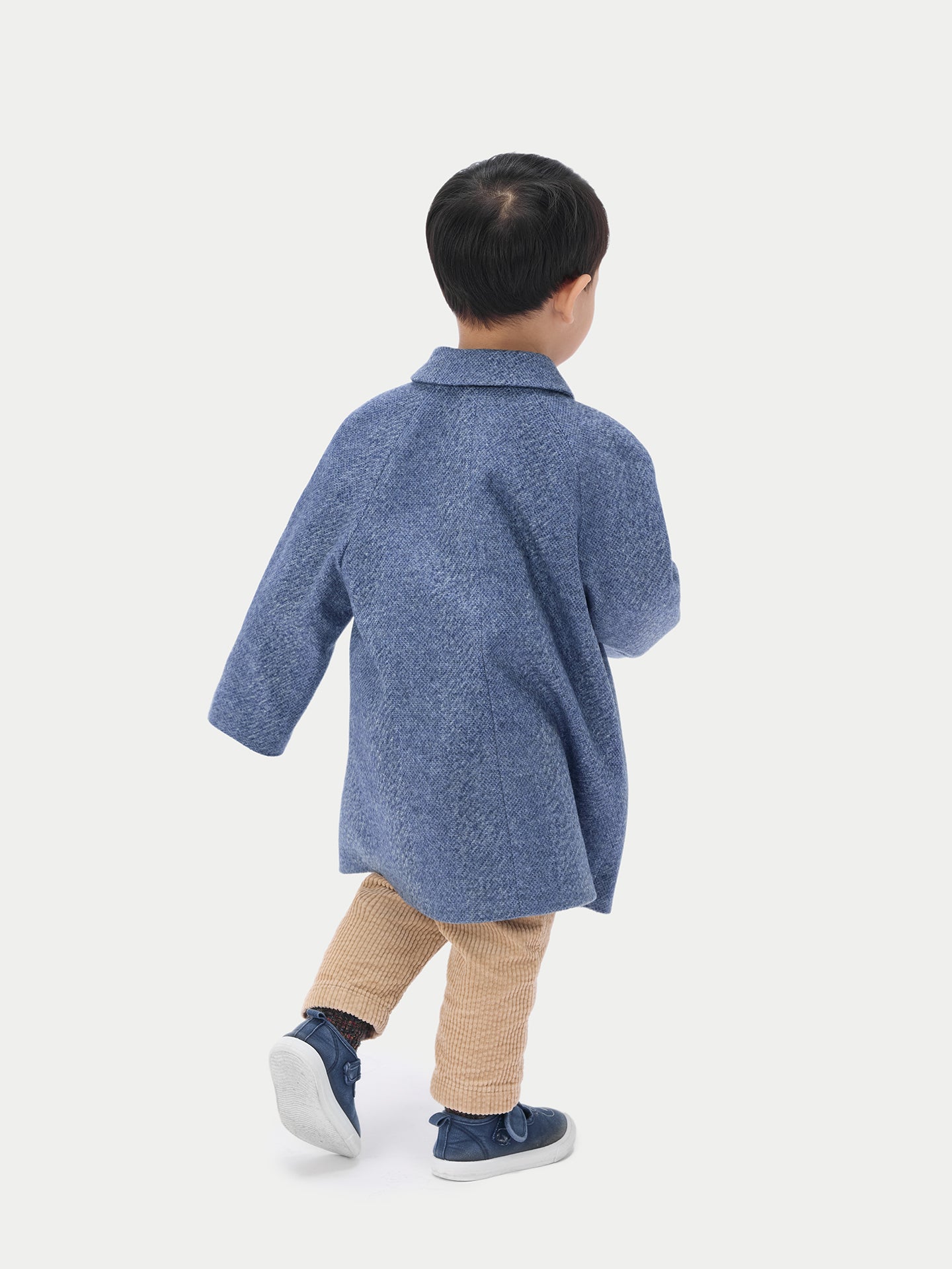 Kids Cashmere Sewn Coat English Manor - GOBI Cashmere