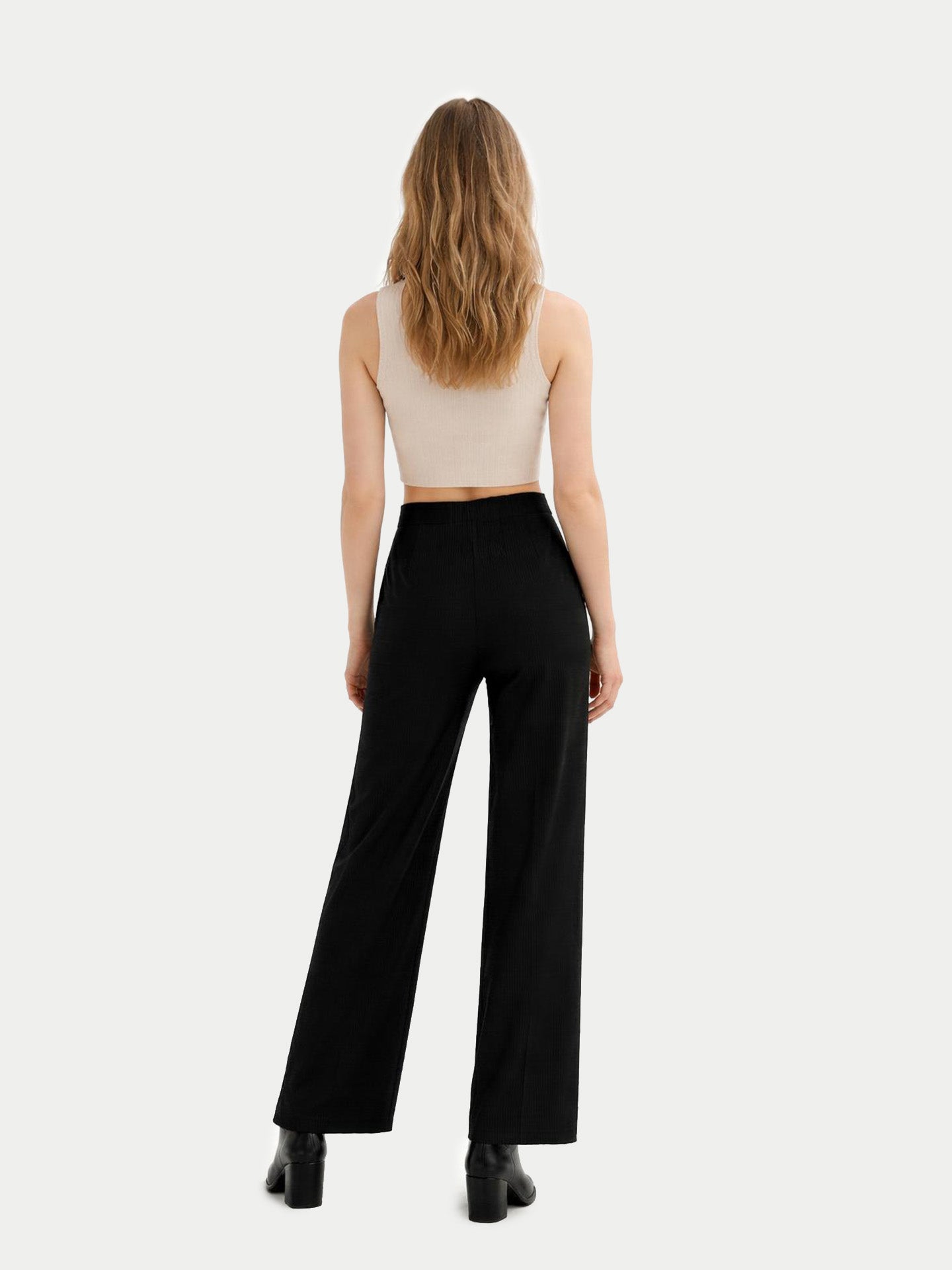 Organic Colour Cashmere Crop Top