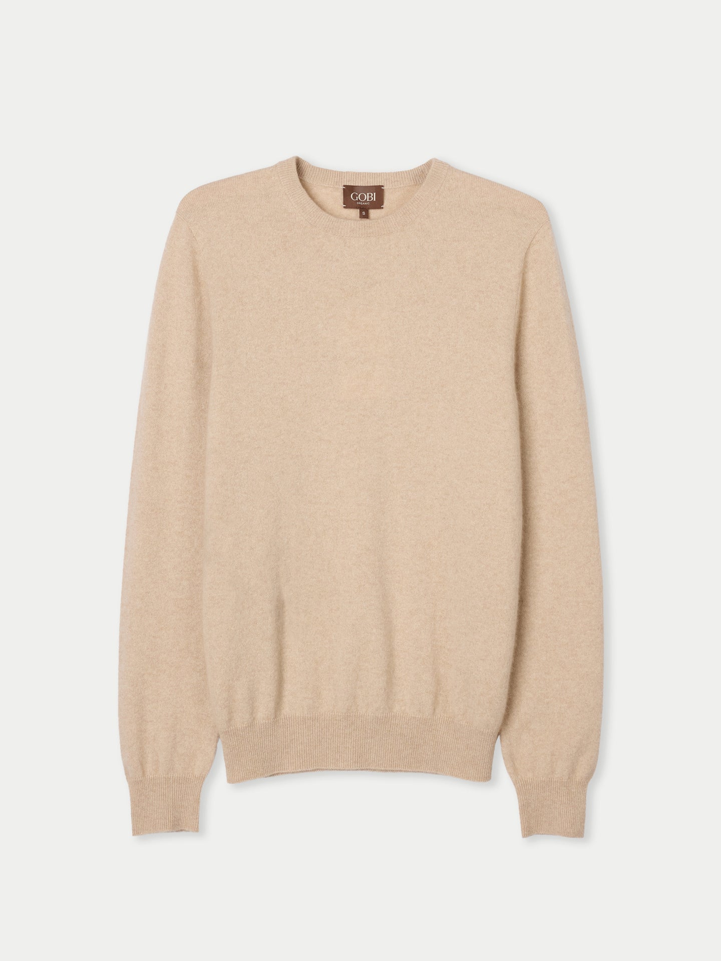 Organic Cashmere Essential Crew Neck Sweater
