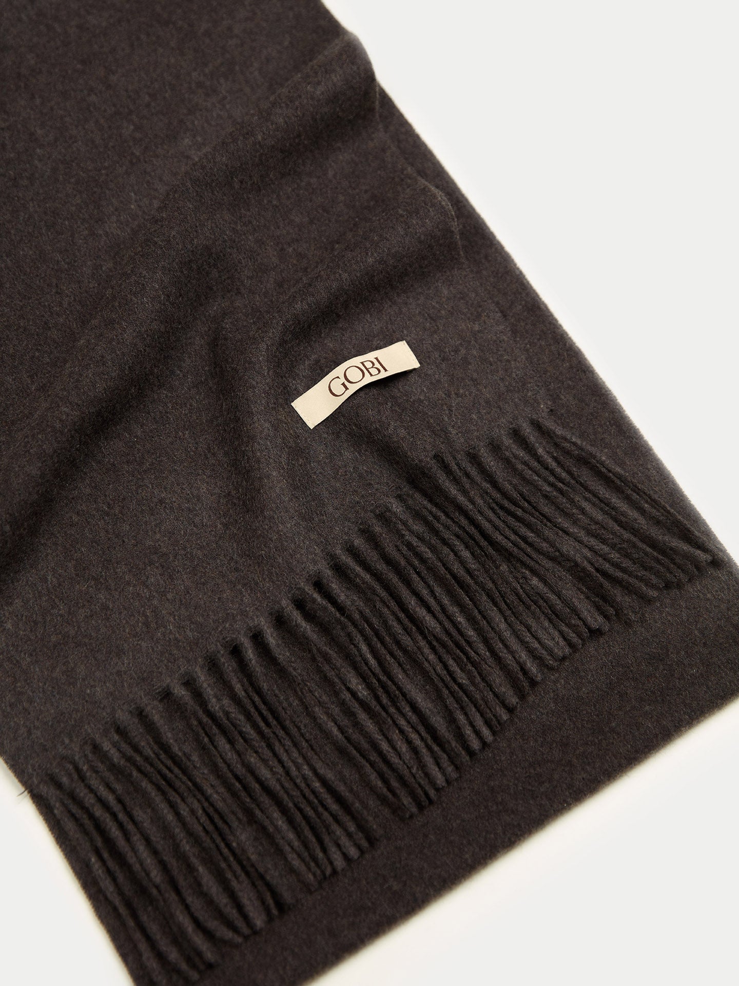 Fringed Cashmere Woven Scarf