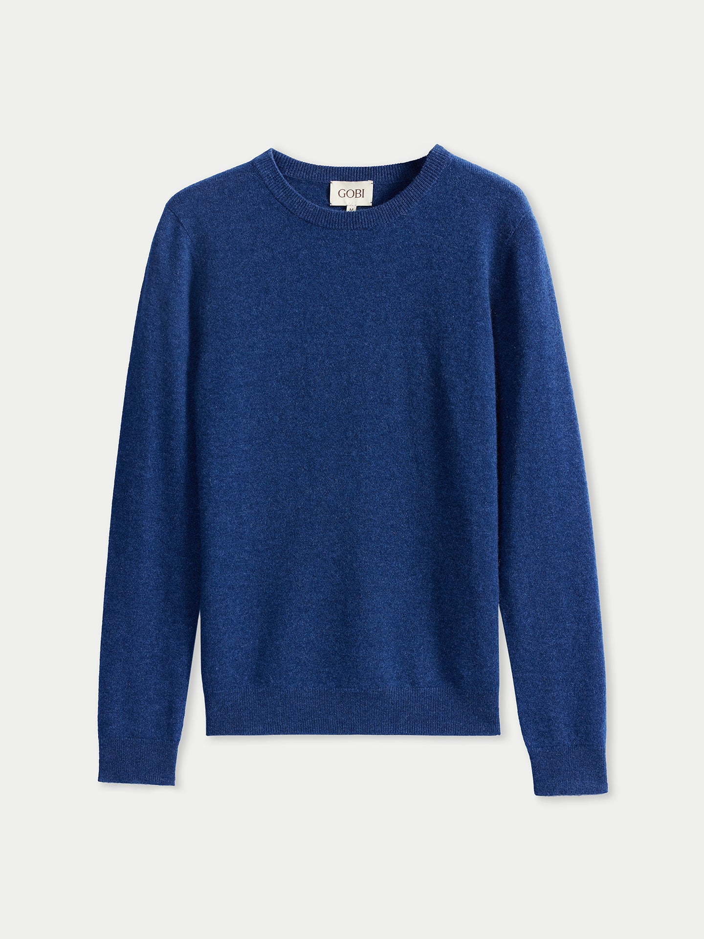 Women's Cashmere Essential Crew Neck Sweater Navy - Gobi Cashmere