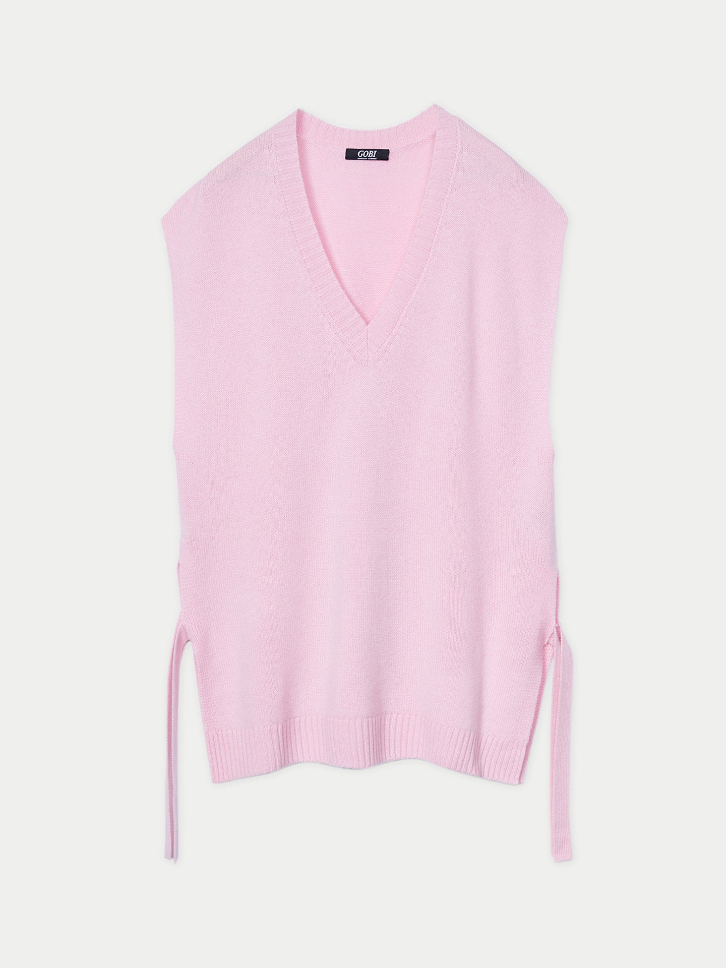 Women's V-neck Cashmere Maternity Top Almond Blossom - Gobi Cashmere