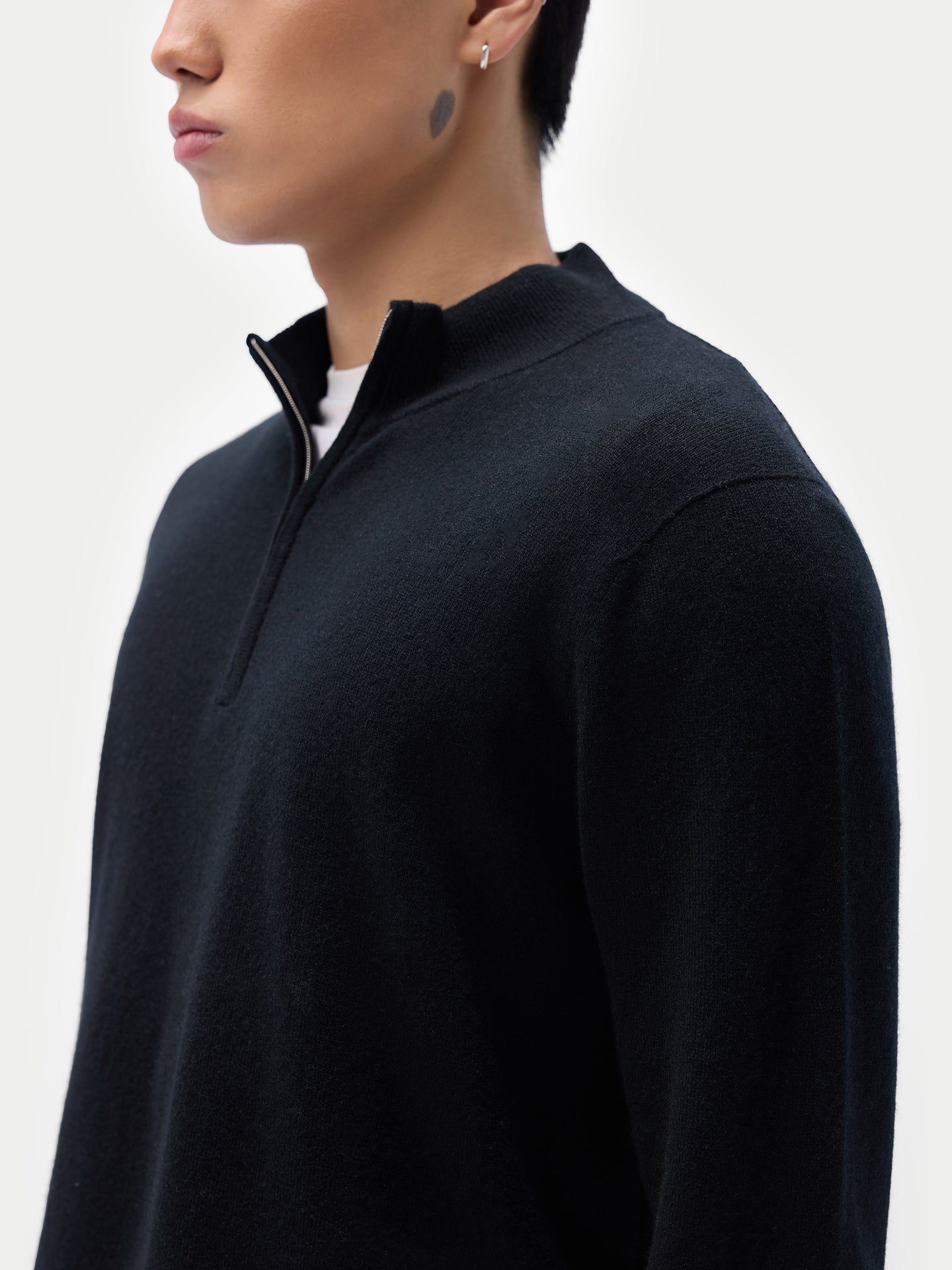 Cashmere Half-Zip Sweater