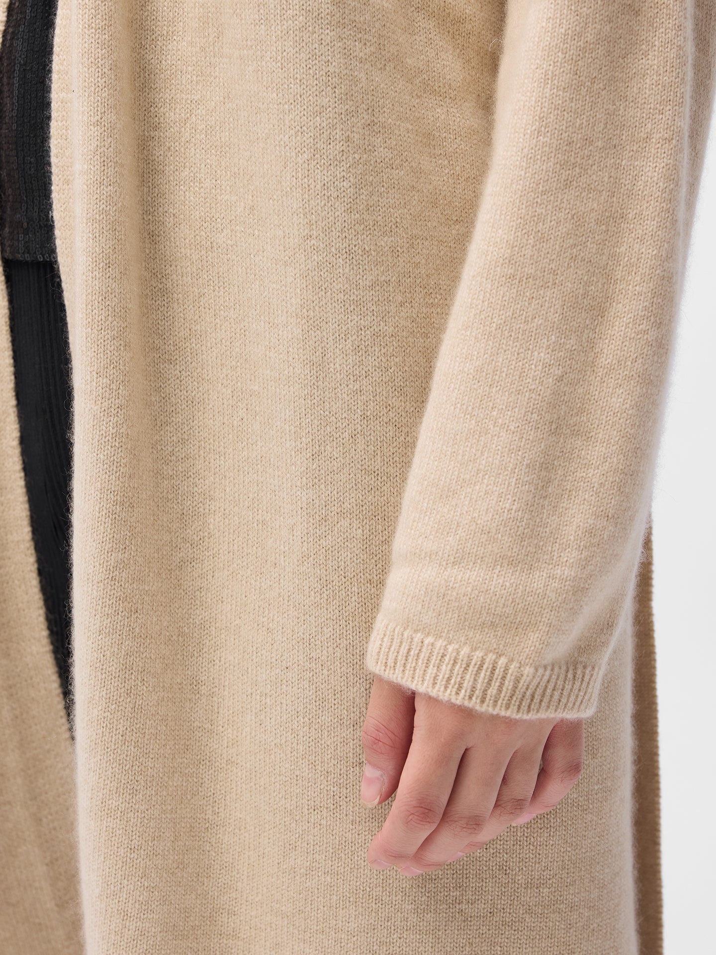 Organic Colour Long Maternity Cashmere Robe