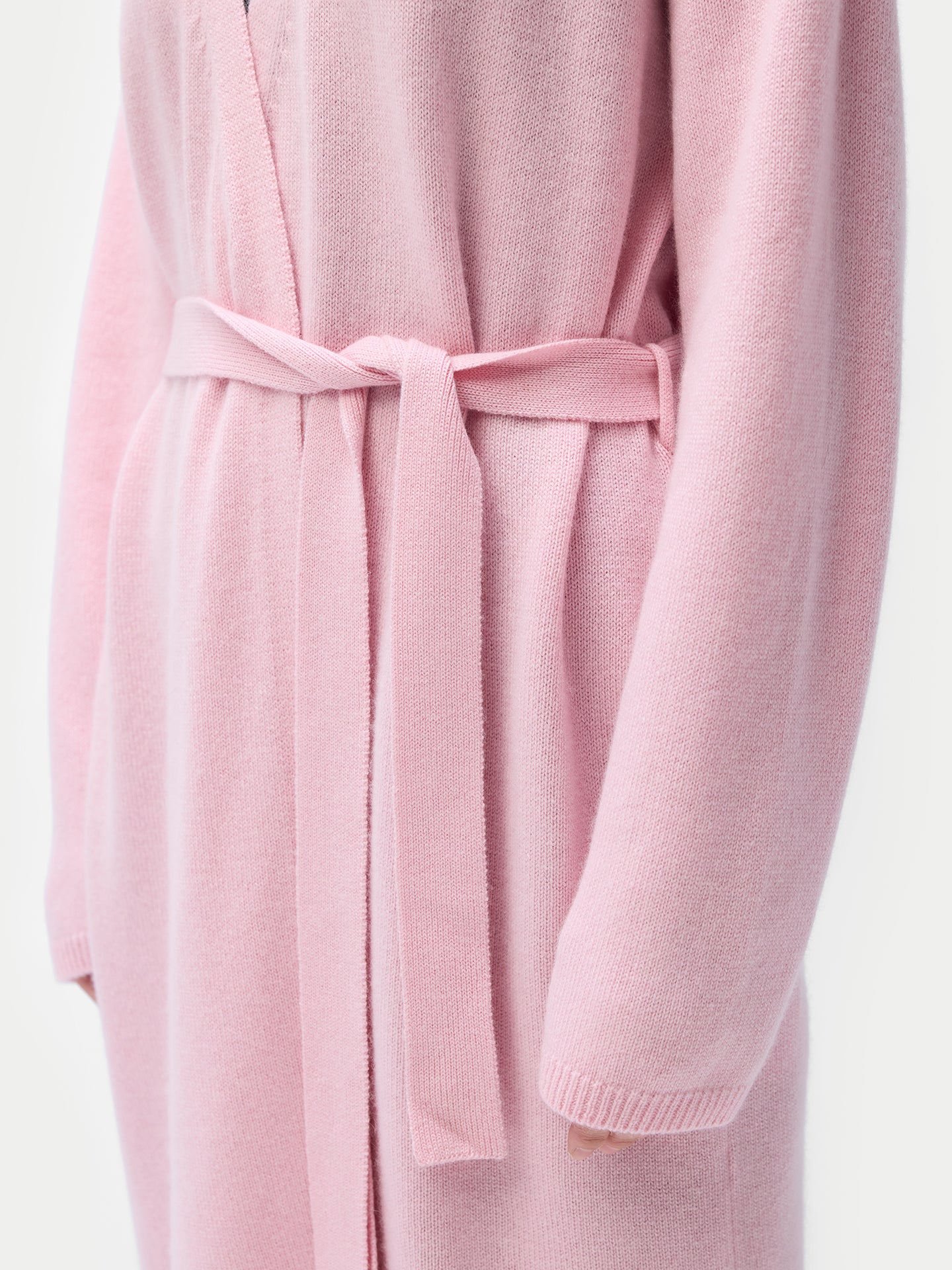 Long Maternity Cashmere Robe