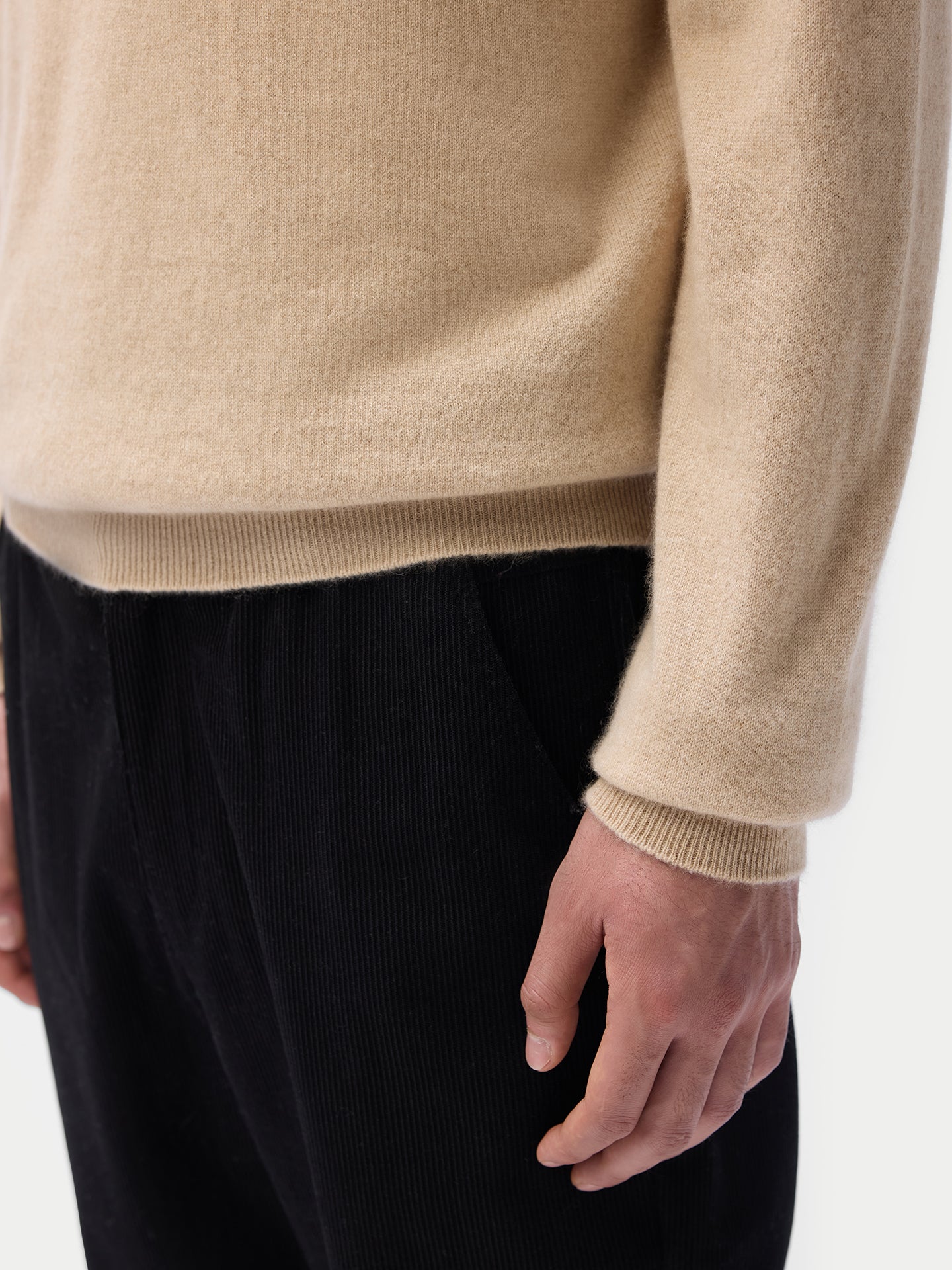 Organic Colour Polo Cashmere Sweater