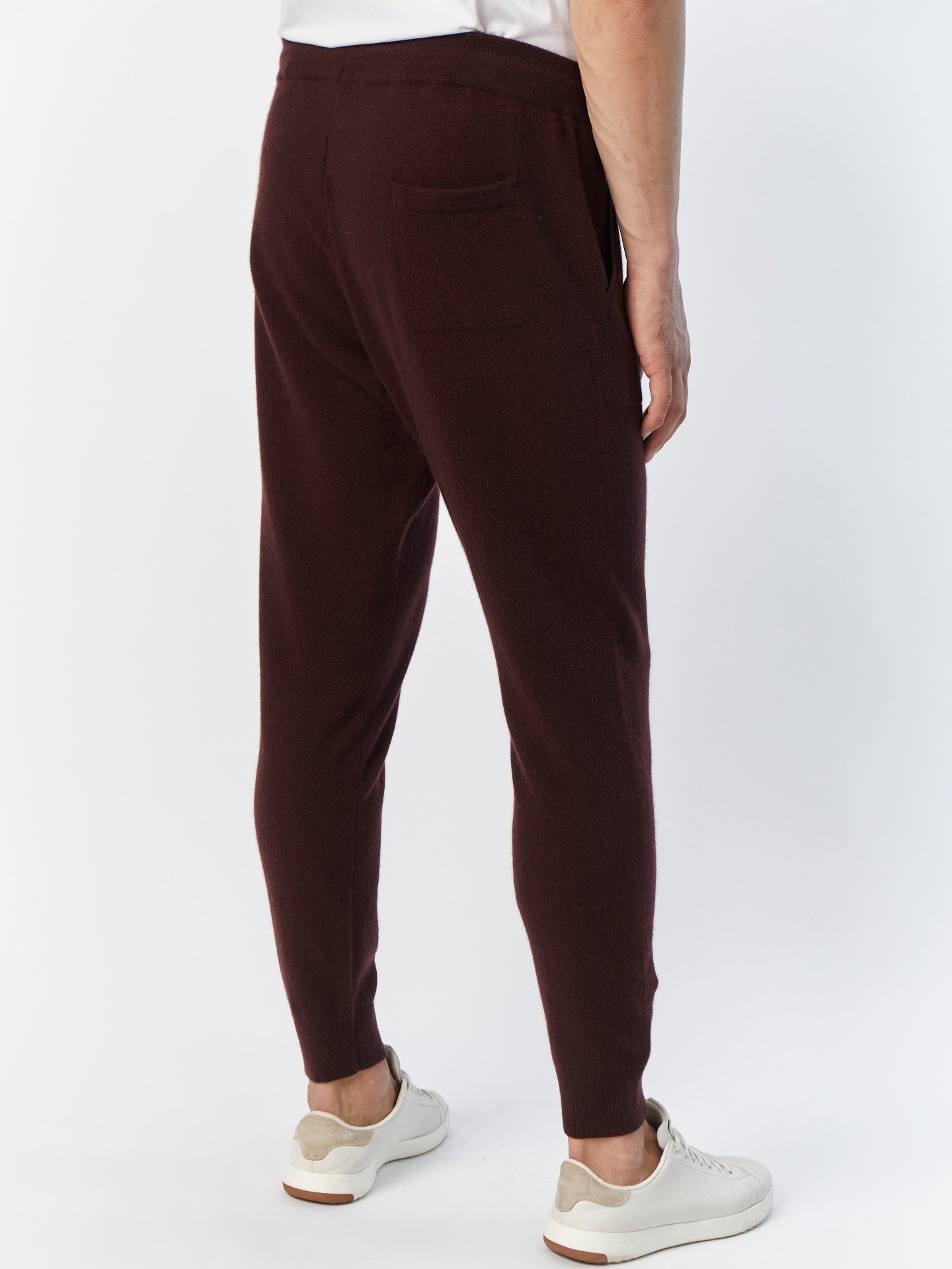 Men's Cashmere Jogger Decadent Chocolate - Gobi Cashmere