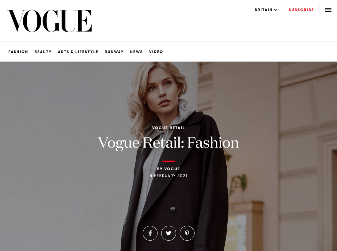 WE’RE FEATURED IN VOGUE!