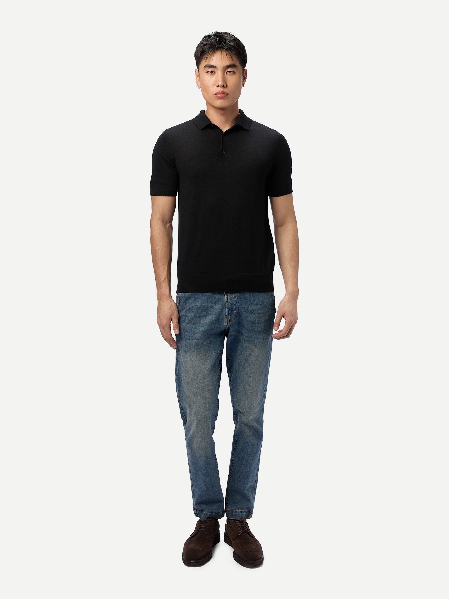 Men Classic Polo Shirt with Short Sleeve