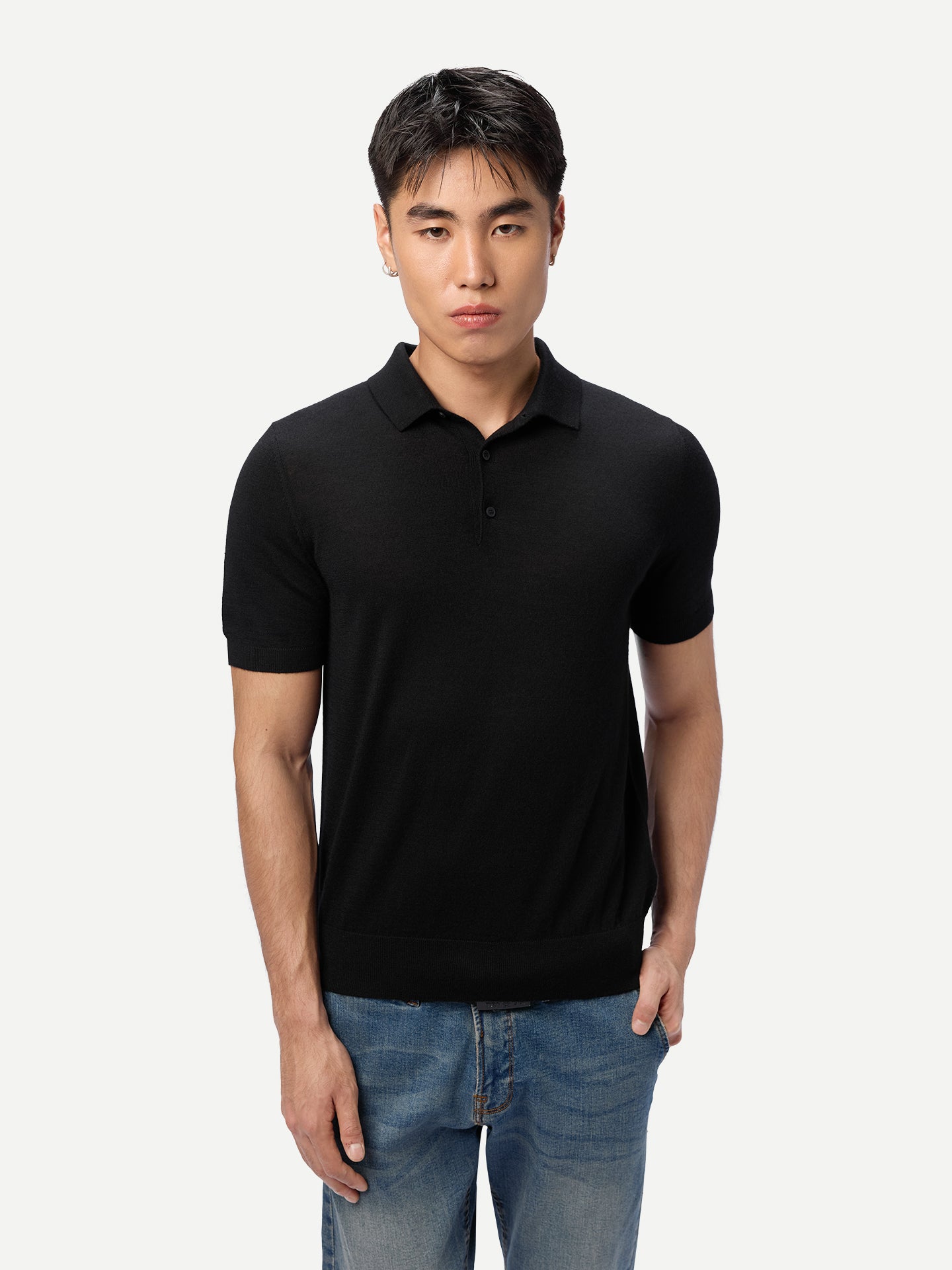 Men Classic Polo Shirt with Short Sleeve