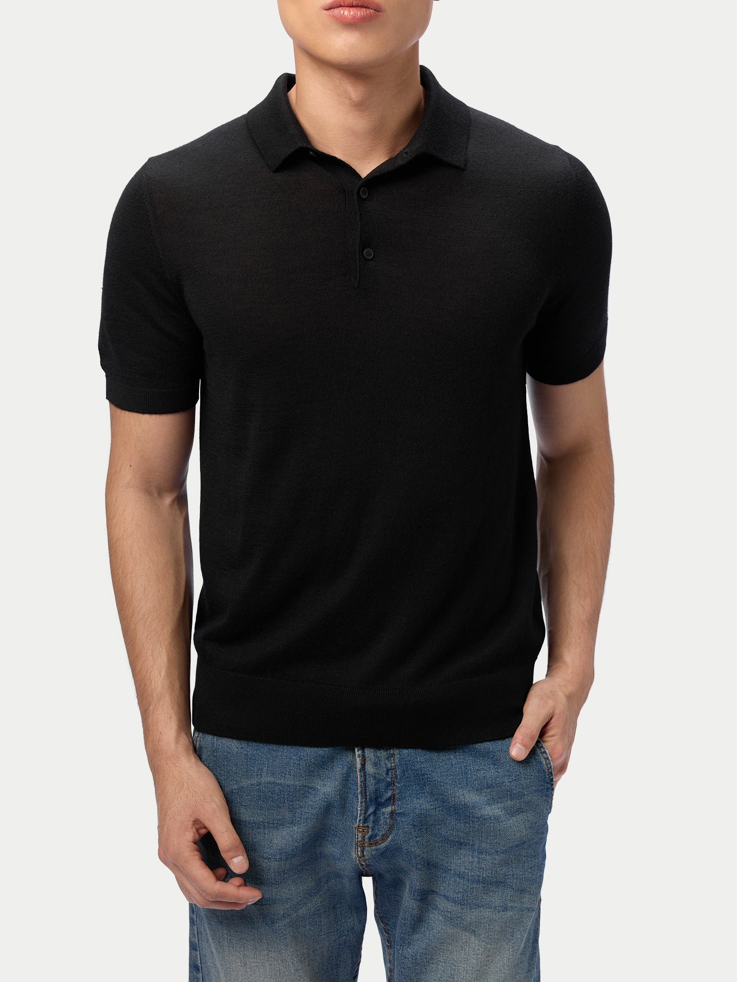 Men Classic Polo Shirt with Short Sleeve