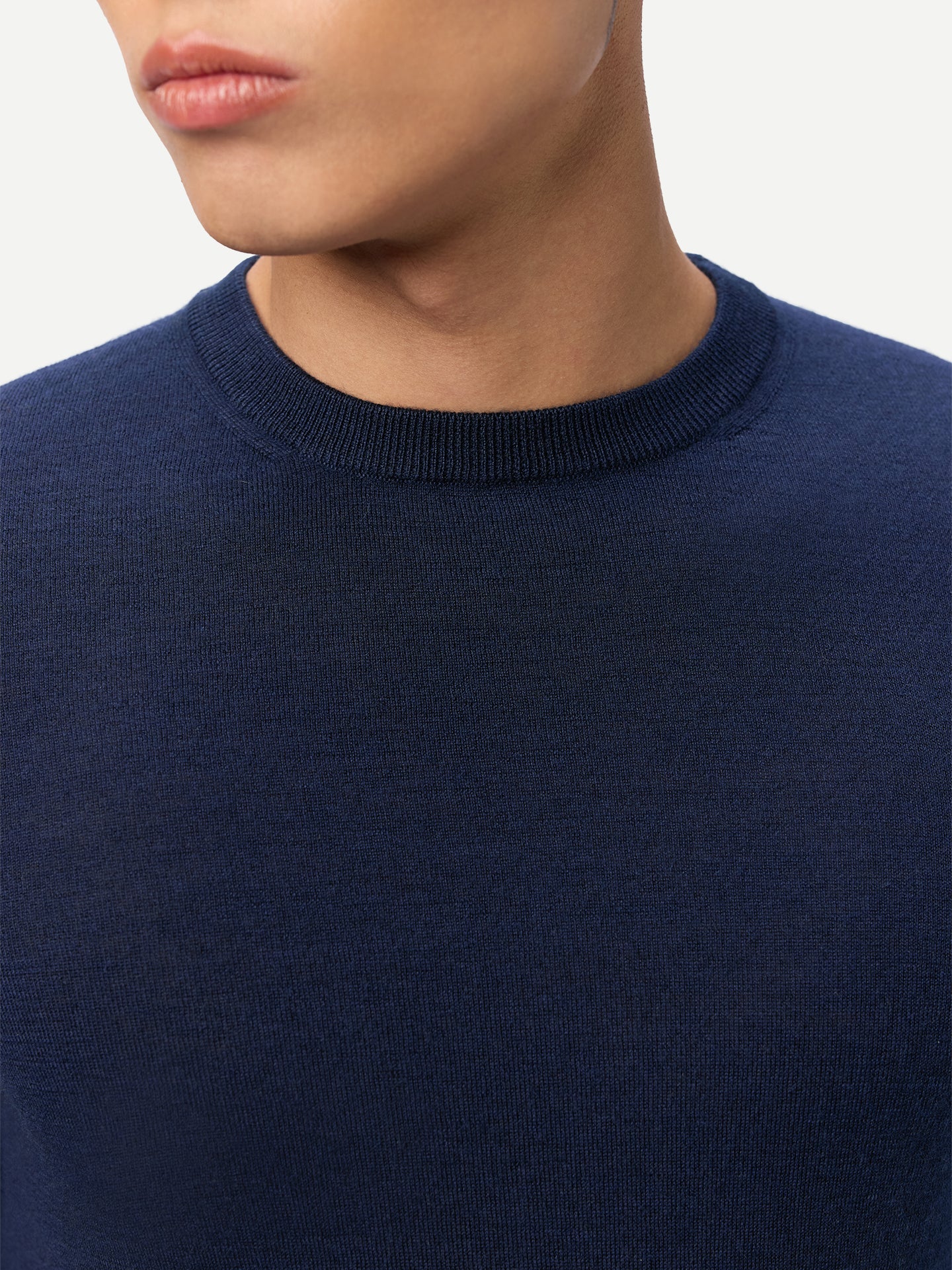 Cashmere Silk C-Neck Sweater