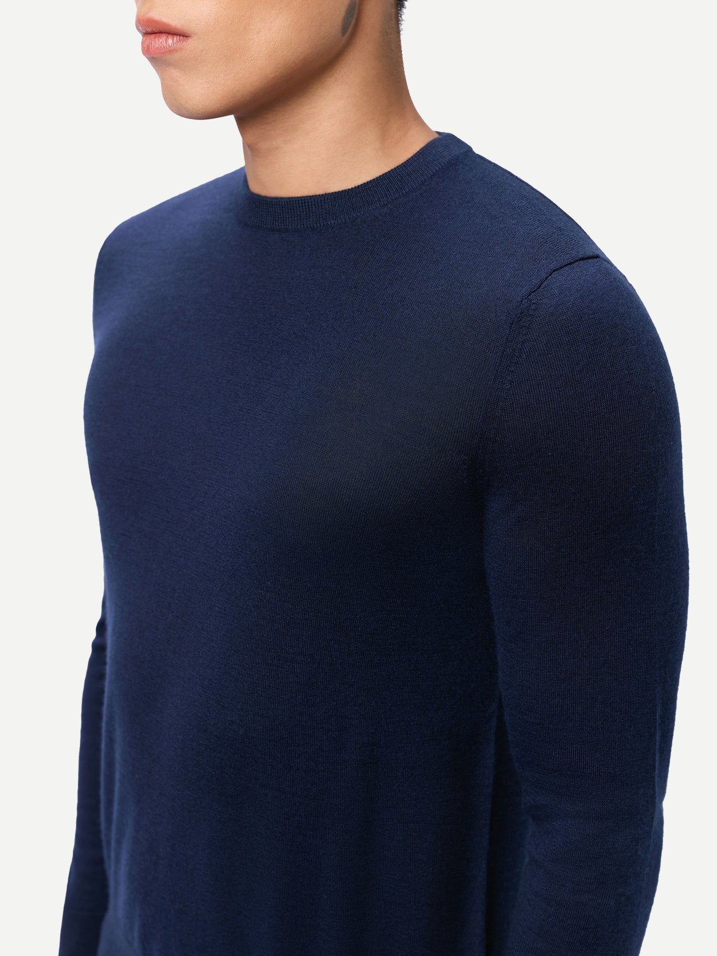 Cashmere Silk C-Neck Sweater