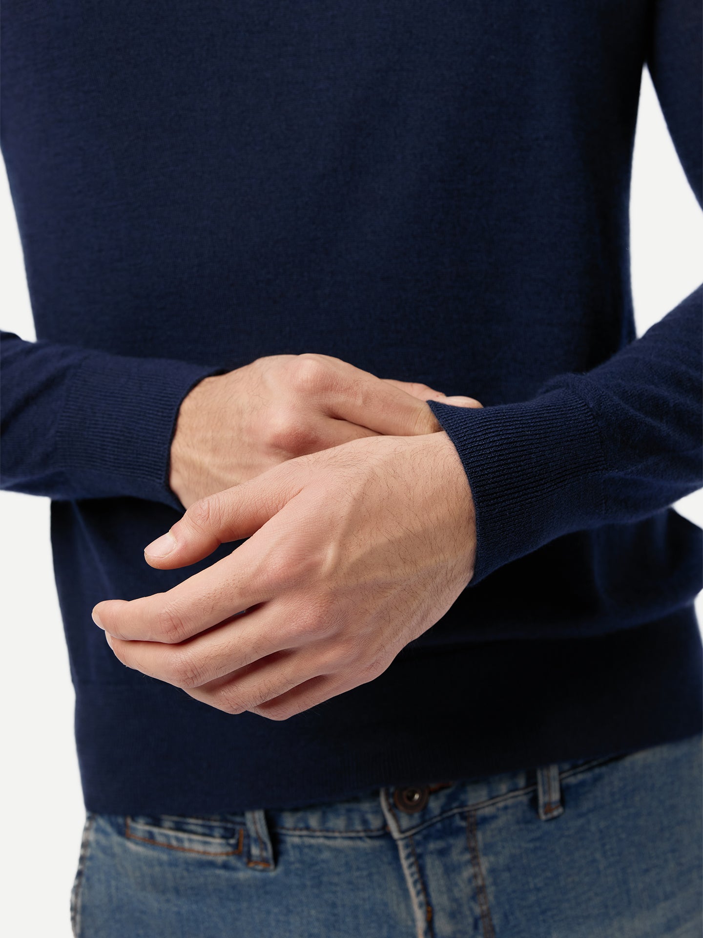 Cashmere Silk C-Neck Sweater