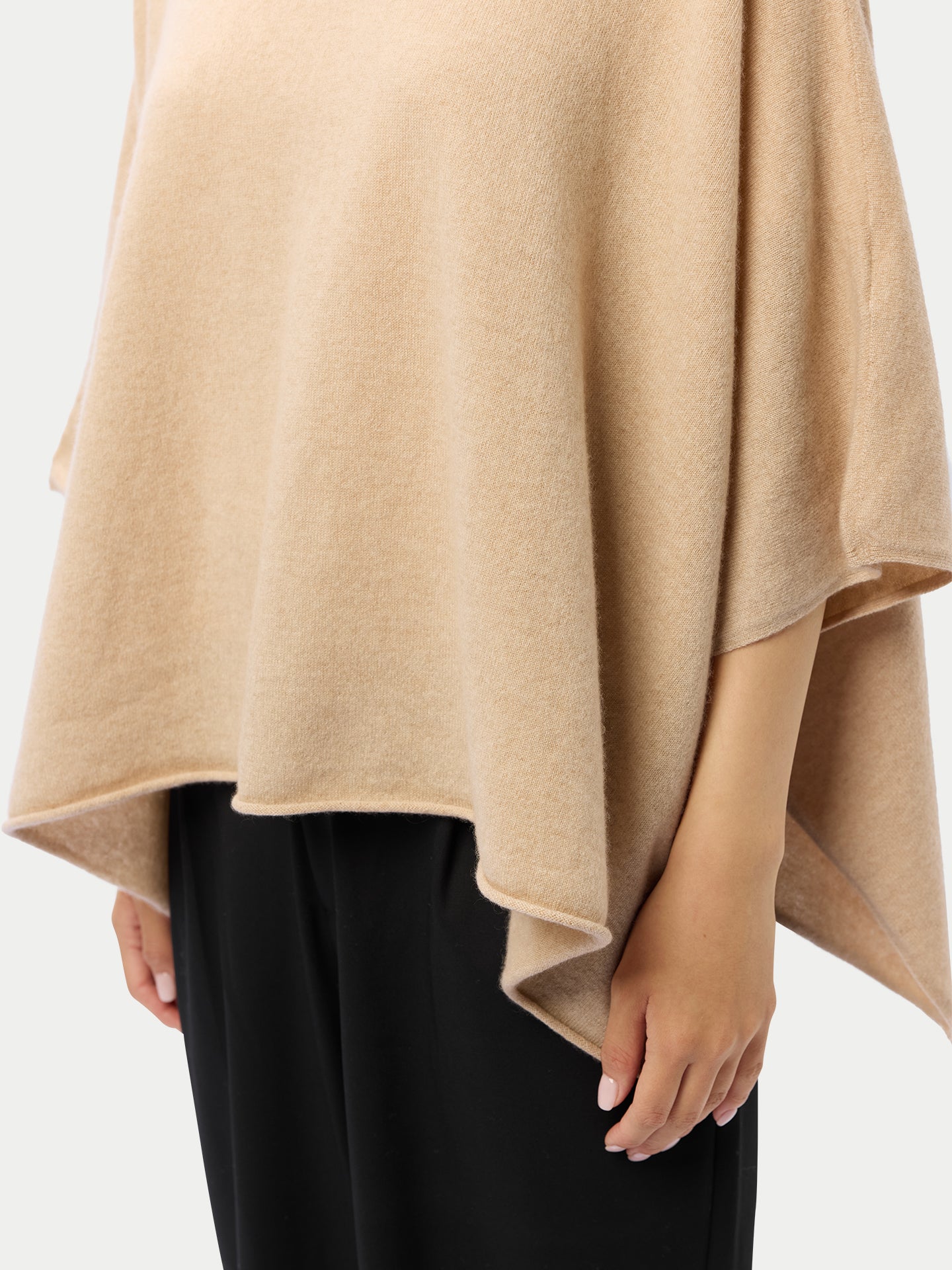 Organic Colour Timeless Knitted Poncho