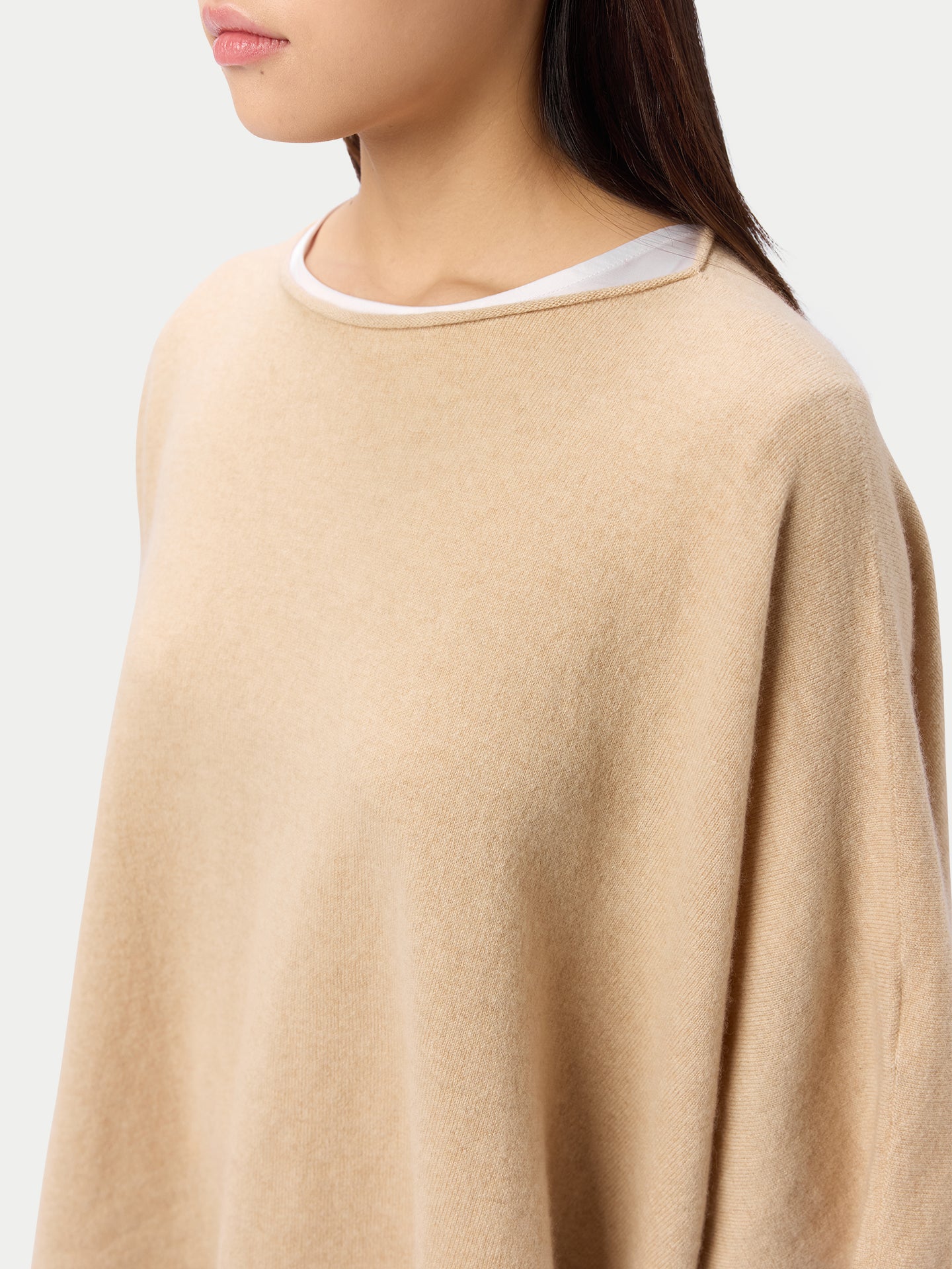 Organic Colour Timeless Knitted Poncho