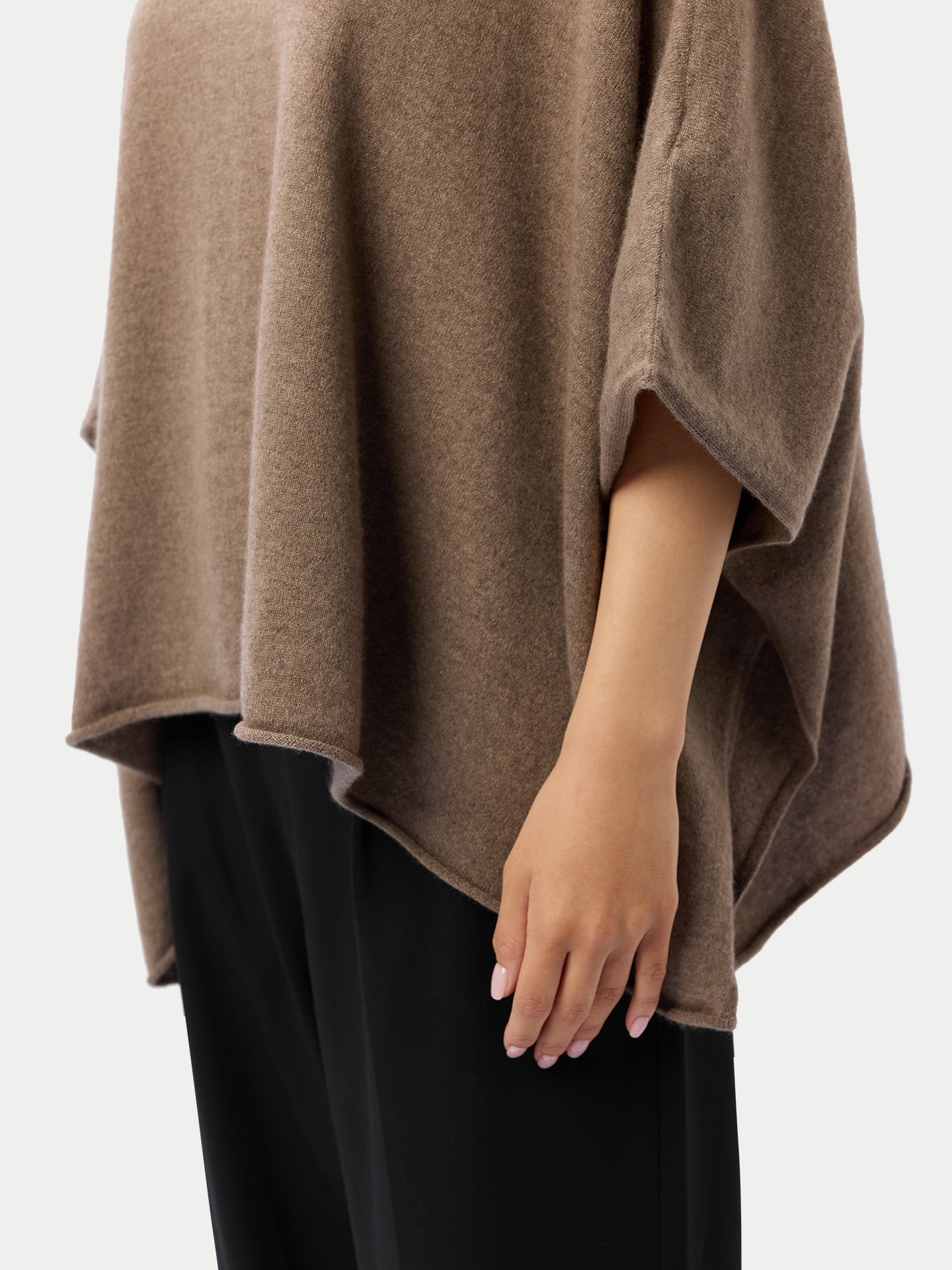 Organic Colour Timeless Knitted Poncho