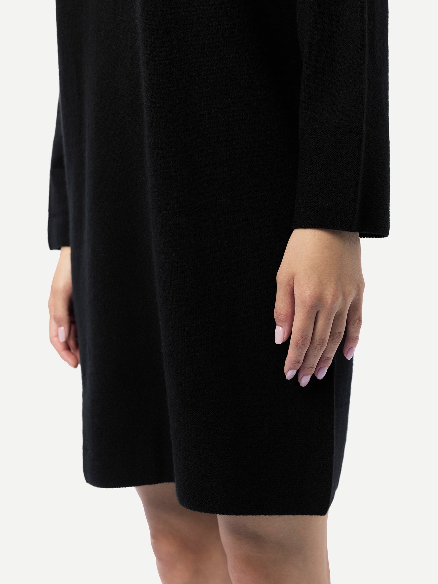 Seamless Crewneck Cashmere Dress