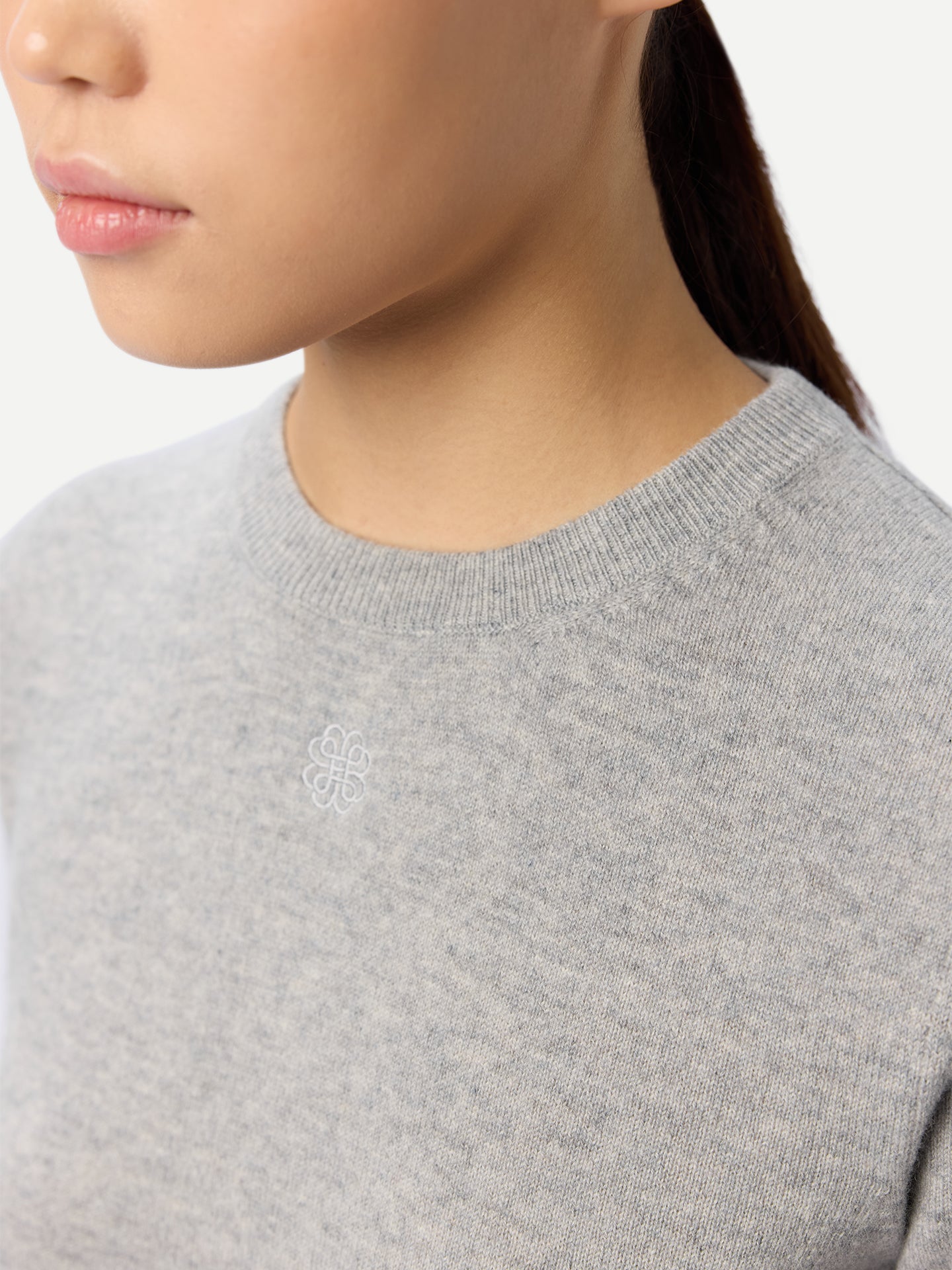 Short-Sleeve Cashmere Sweater