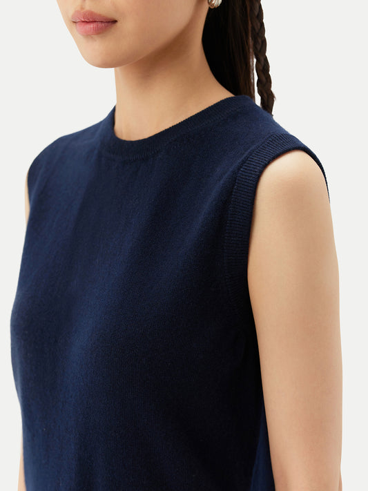Essential Cashmere Crewneck Vest