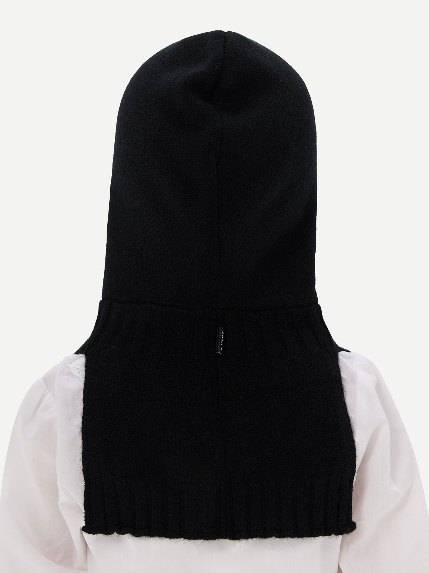 Kids Cashmere Knitted Balaclava Black - Gobi Cashmere