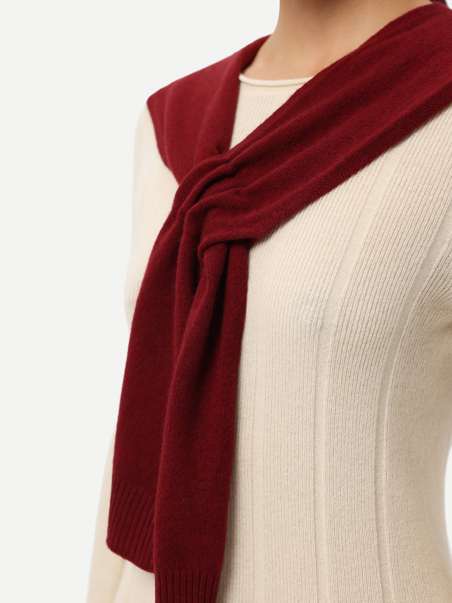 Women's Cashmere Shoulder Wrap Rhododendron - Gobi Cashmere