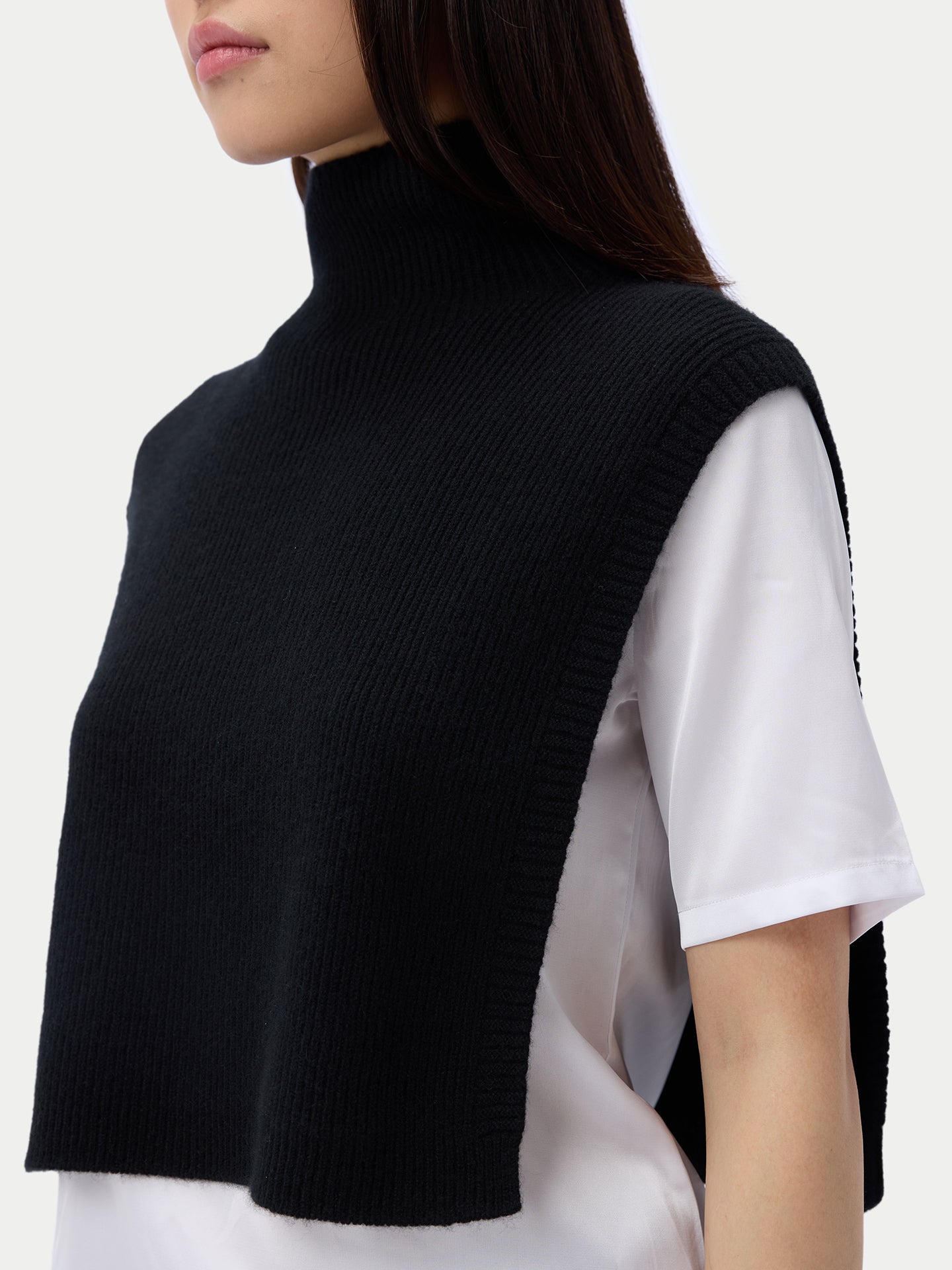 High Neck Cashmere Scarf Shawl