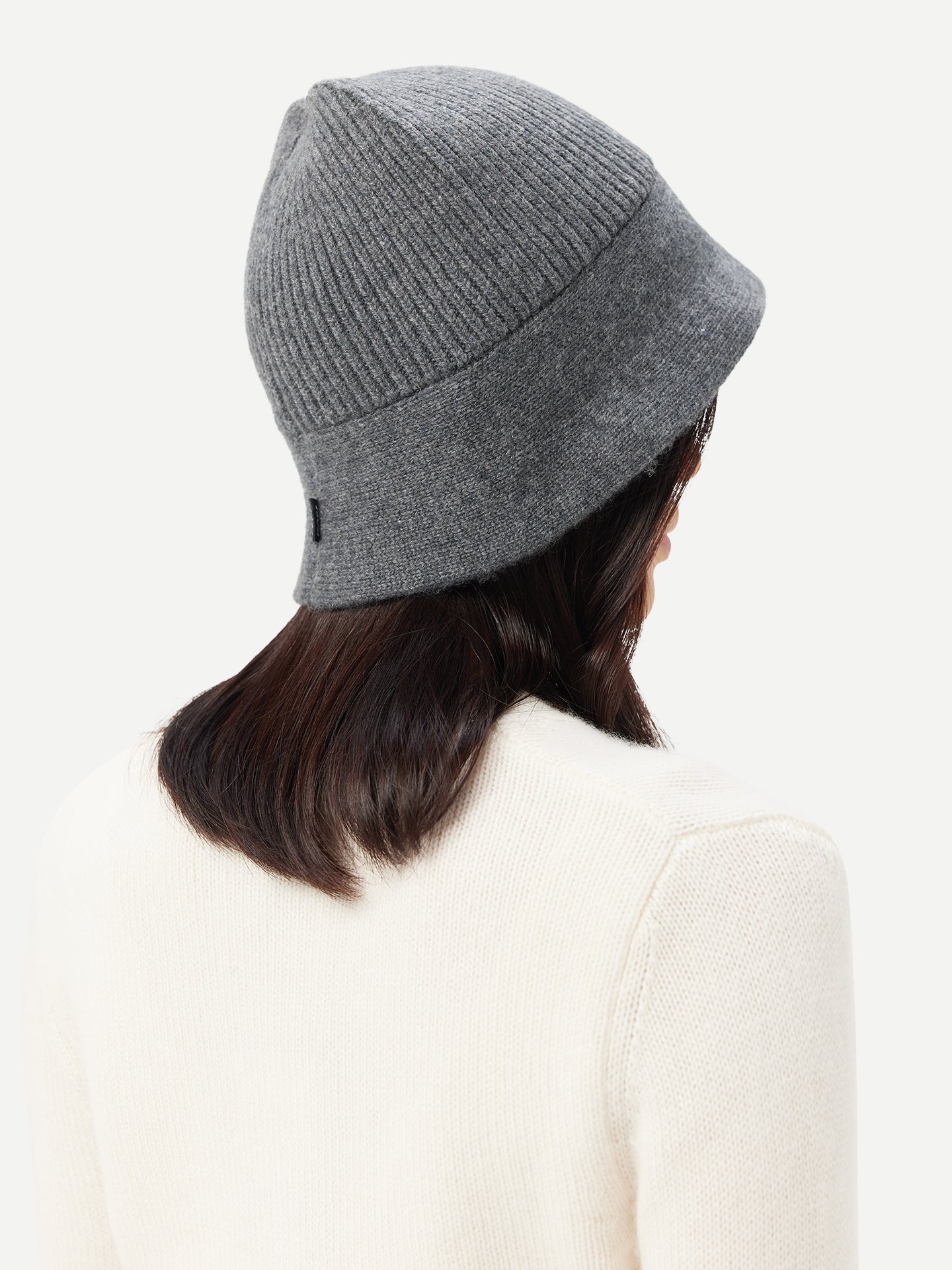 Women's Wide-Brim Cashmere Hat Plum Kitten - Gobi Cashmere