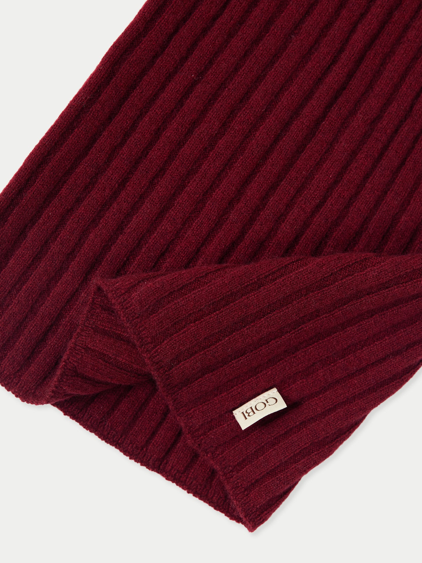 Women's Cashmere Neck Collar Scarf Bordeaux - Gobi Cashmere