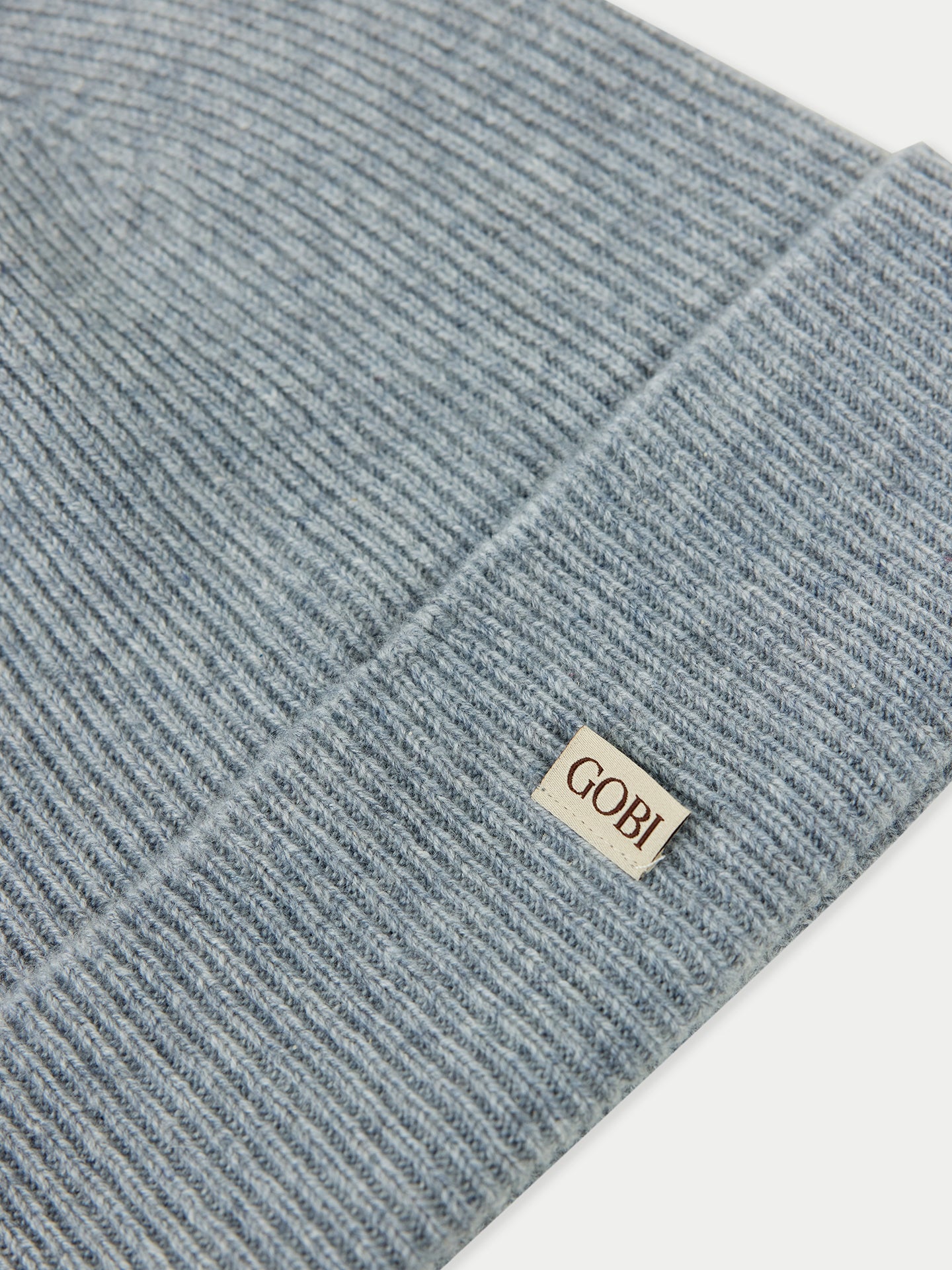 Cashmere Rib Knit Beanie