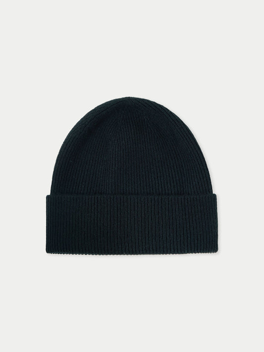 Cashmere Rib Knit Beanie