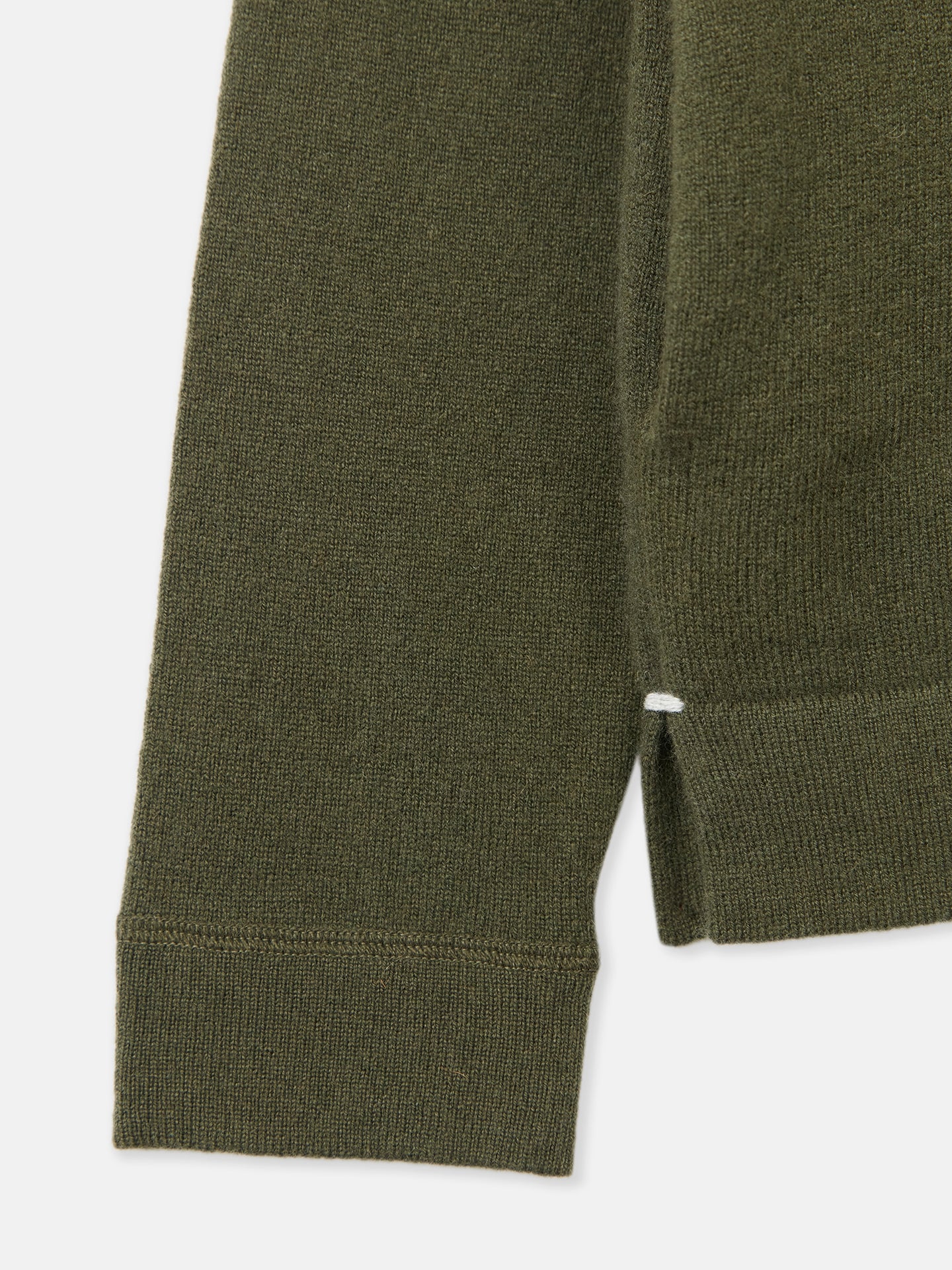 Women's Cashmere Zip-Up Hoodie Capulet Olive - GOBI Cashmere