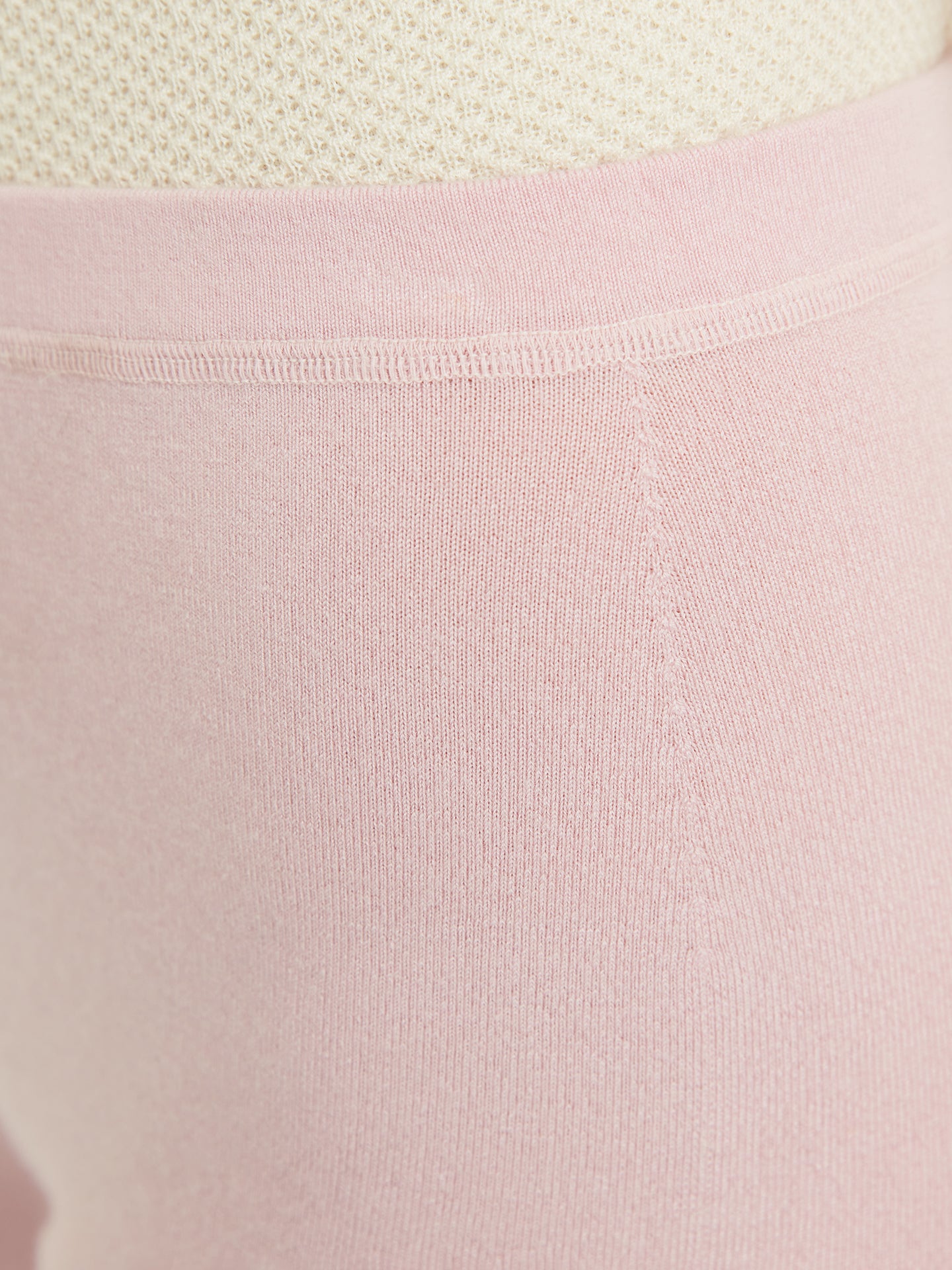 Women's Silk Cashmere Leggings Powder Pink - Gobi Cashmere