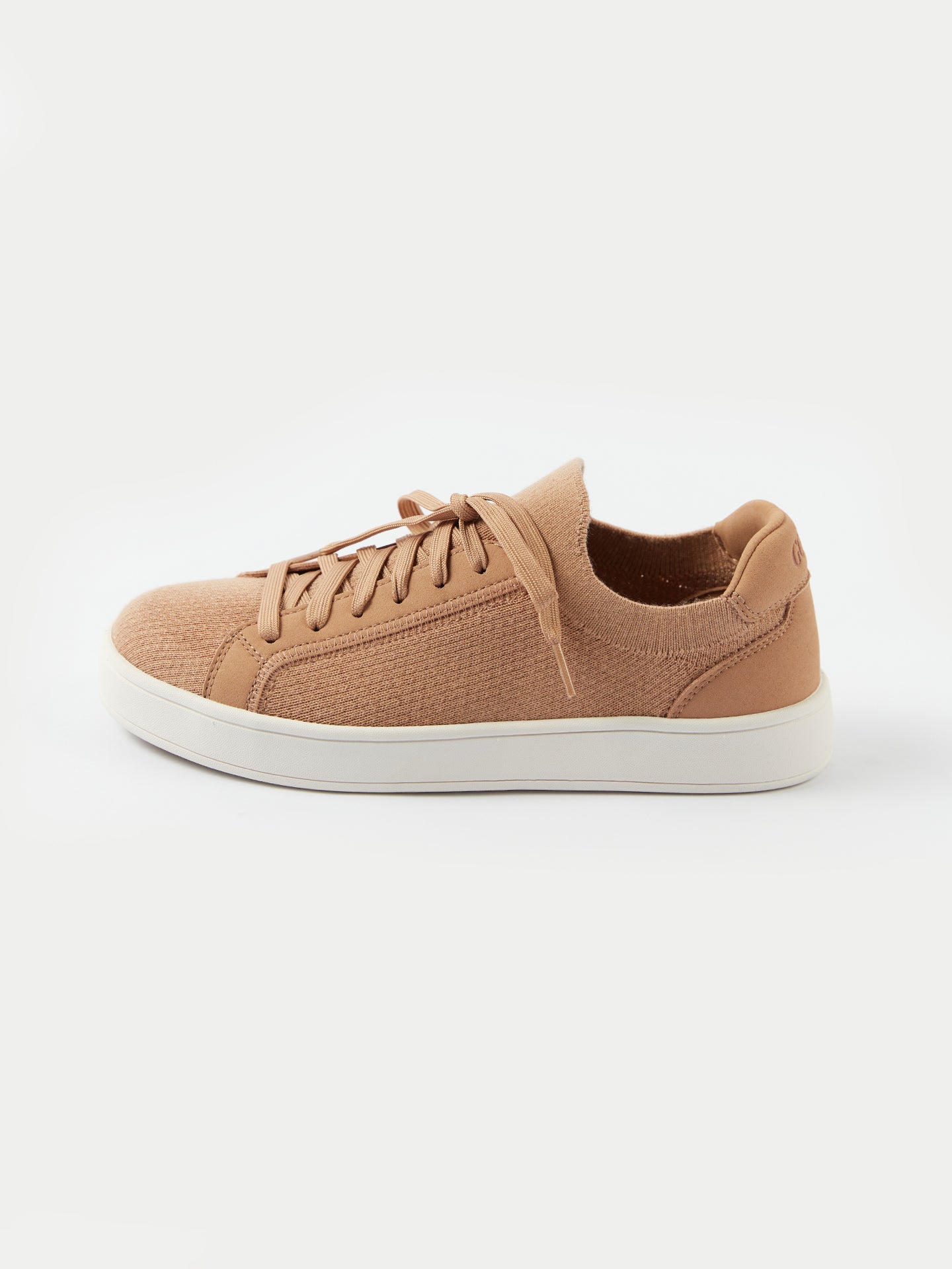 Unisex Mercerized Wool Cashmere Knitted Sneakers Toasted Almond - Gobi Cashmere