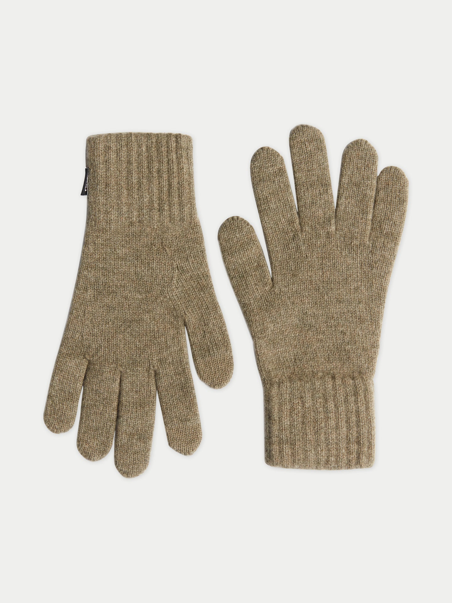 Guanti Da Uomo In Cashmere Di Colore Organico