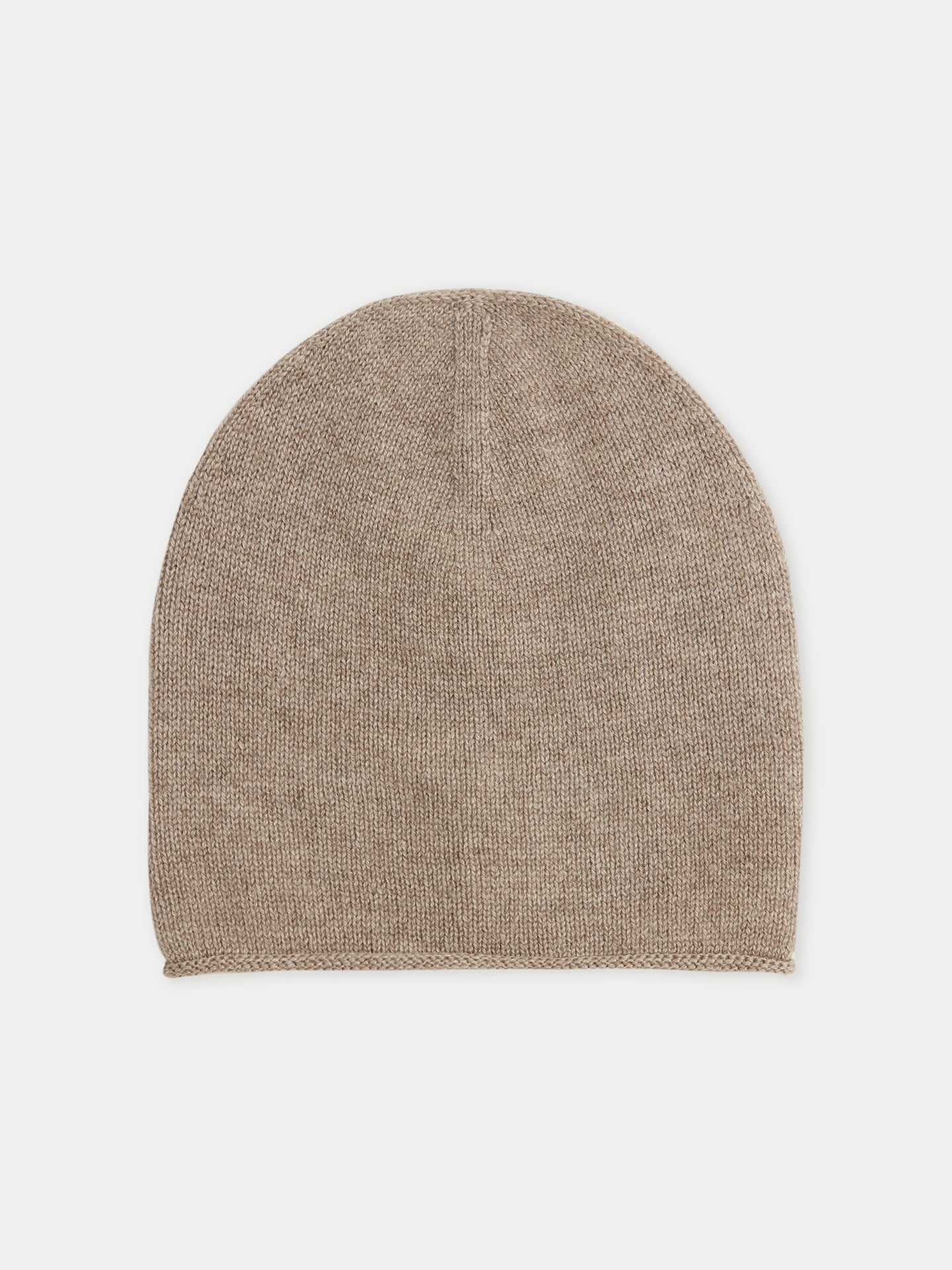 Women's Cashmere €99 Hat & Sweater Set Taupe - Gobi Cashmere
