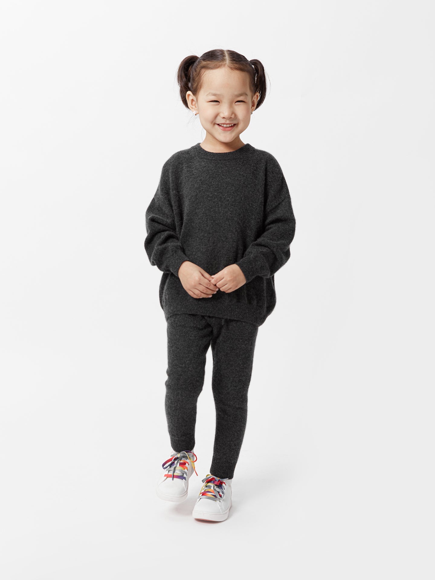 Kids Cashmere Crew Neck Sweater