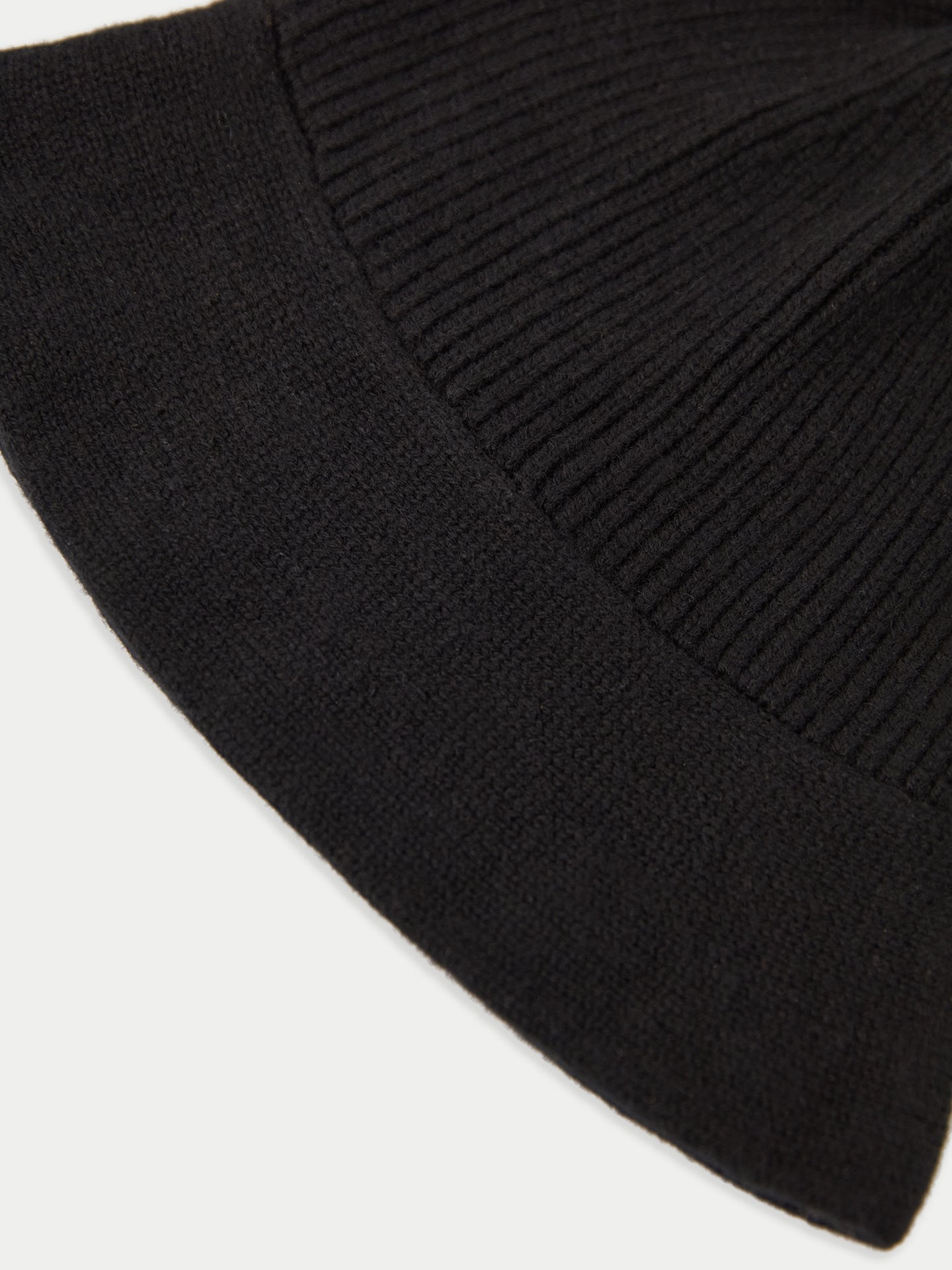 Women's Wide-Brim Cashmere Hat Black - Gobi Cashmere