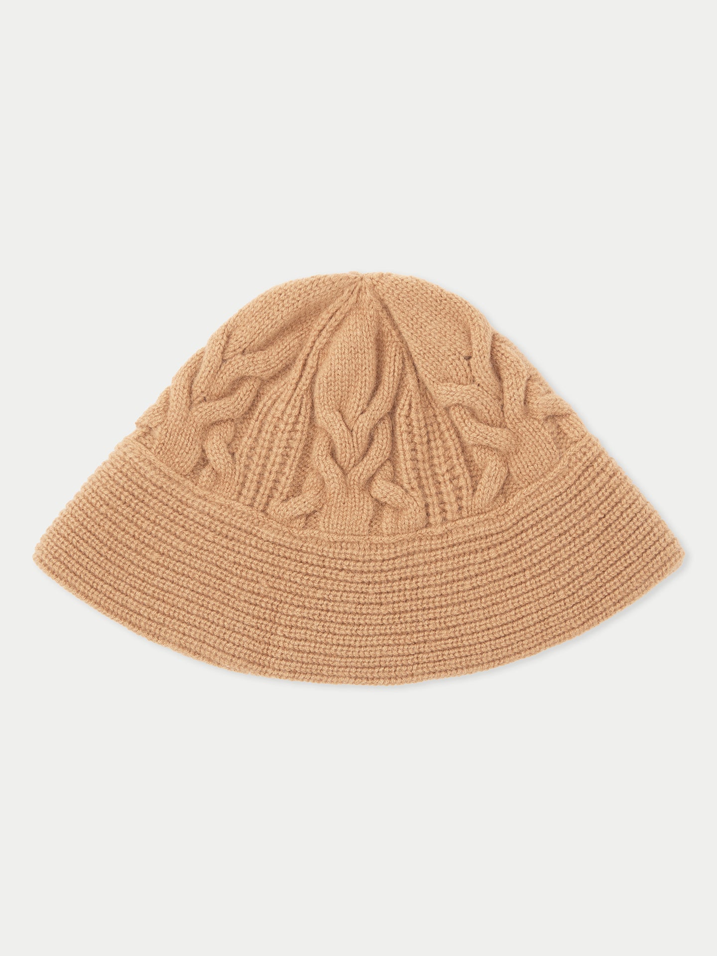 Women's Cashmere Bucket Hat Almond - Gobi Cashmere