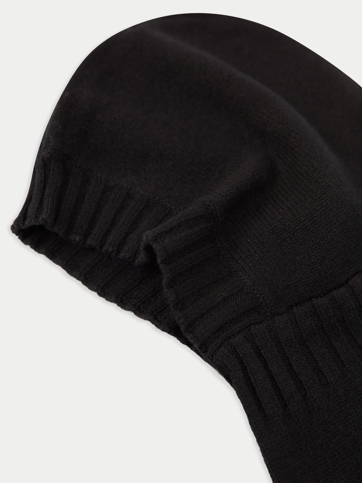 Kids Cashmere Knitted Balaclava Black - Gobi Cashmere