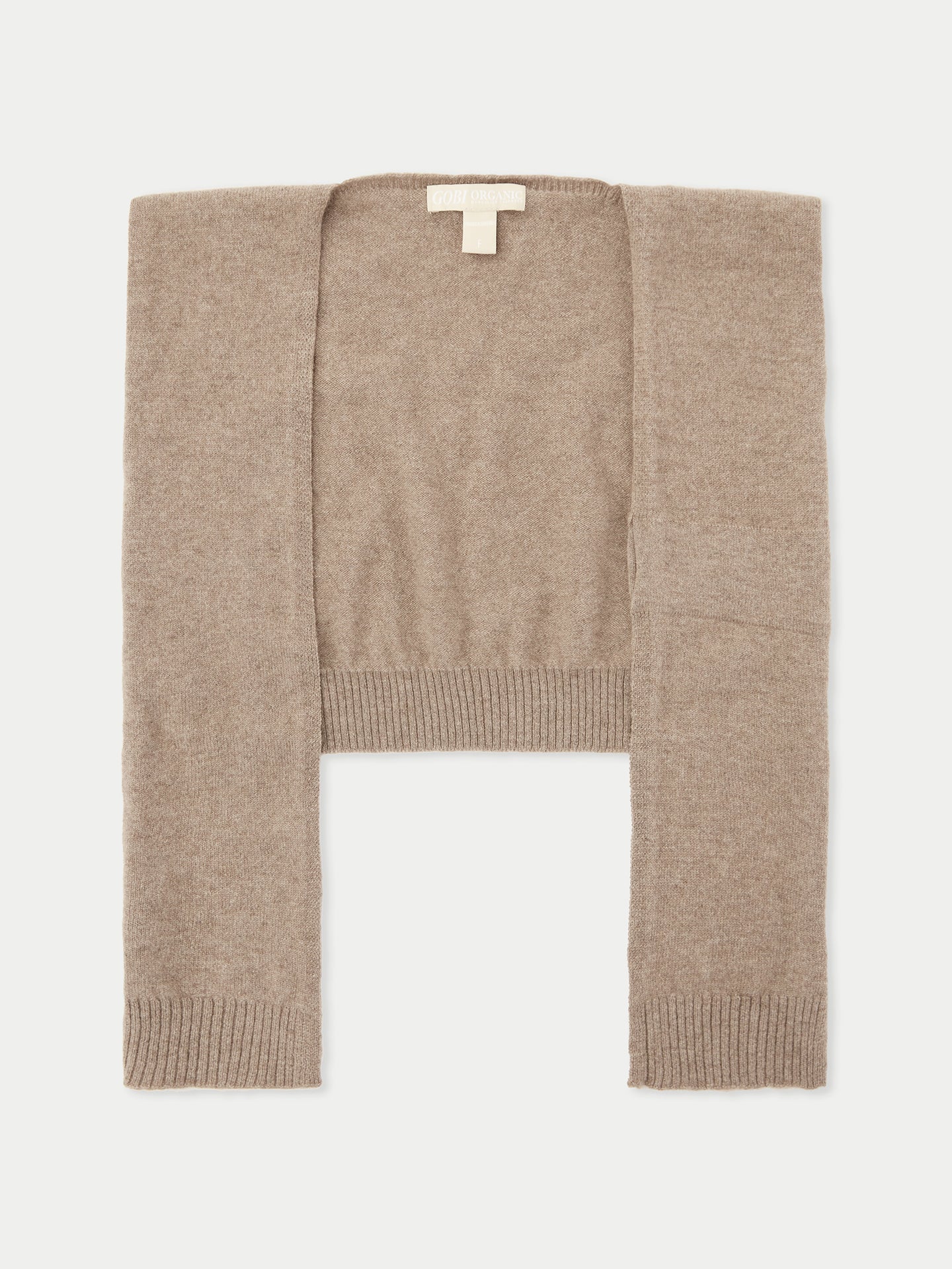 Women's Cashmere Shoulder Wrap Taupe - Gobi Cashmere