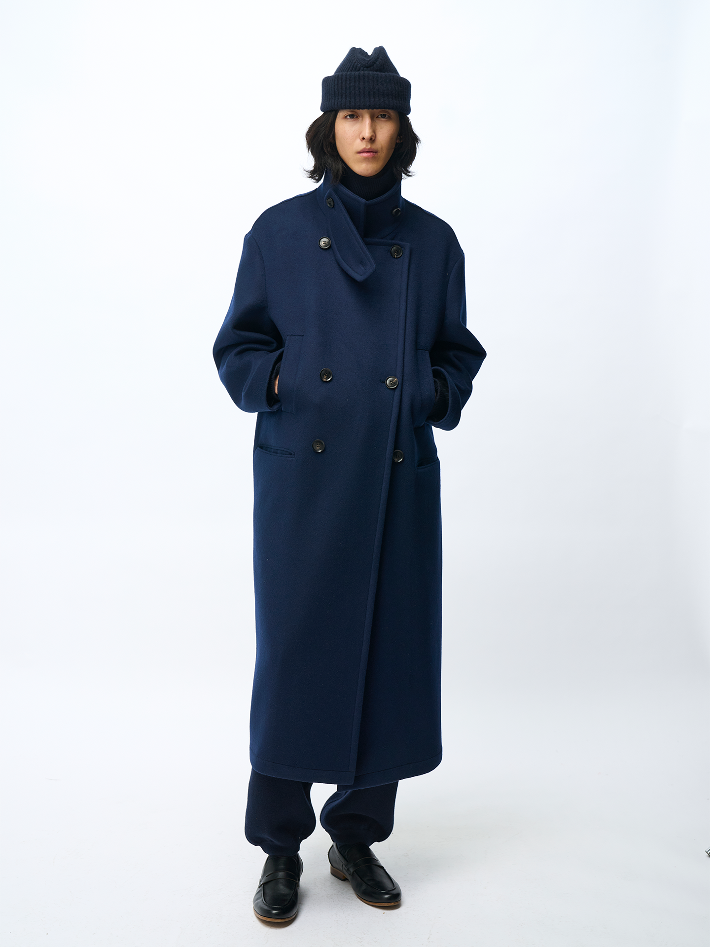 Unisex Cashmere Trench Coat