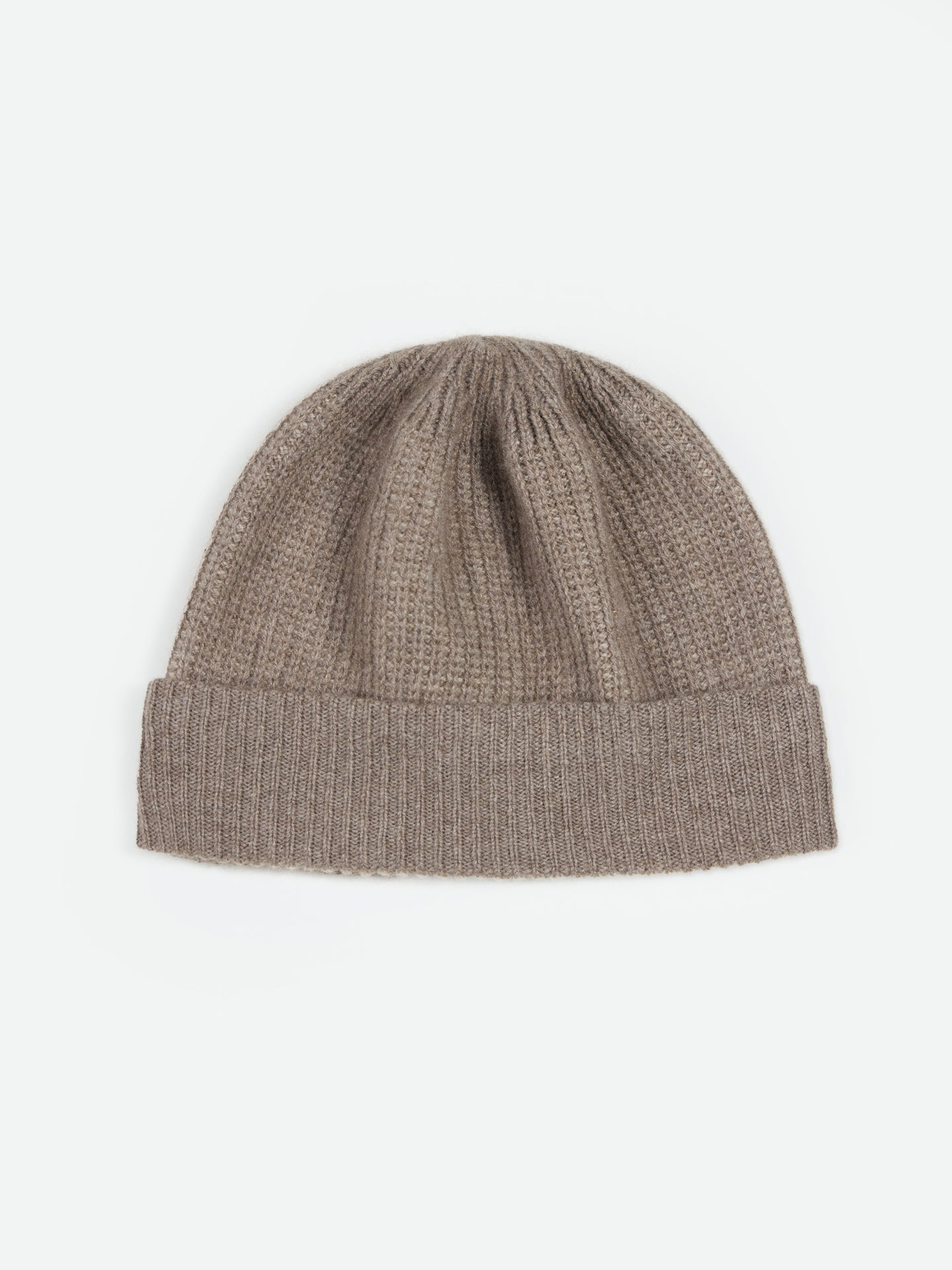 Cashmere Ribbed Knit Hat