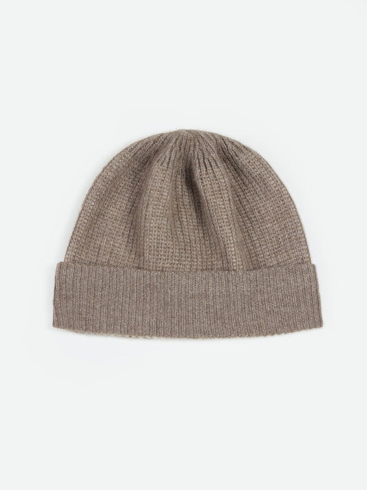 Cashmere Ribbed Knit Hat
